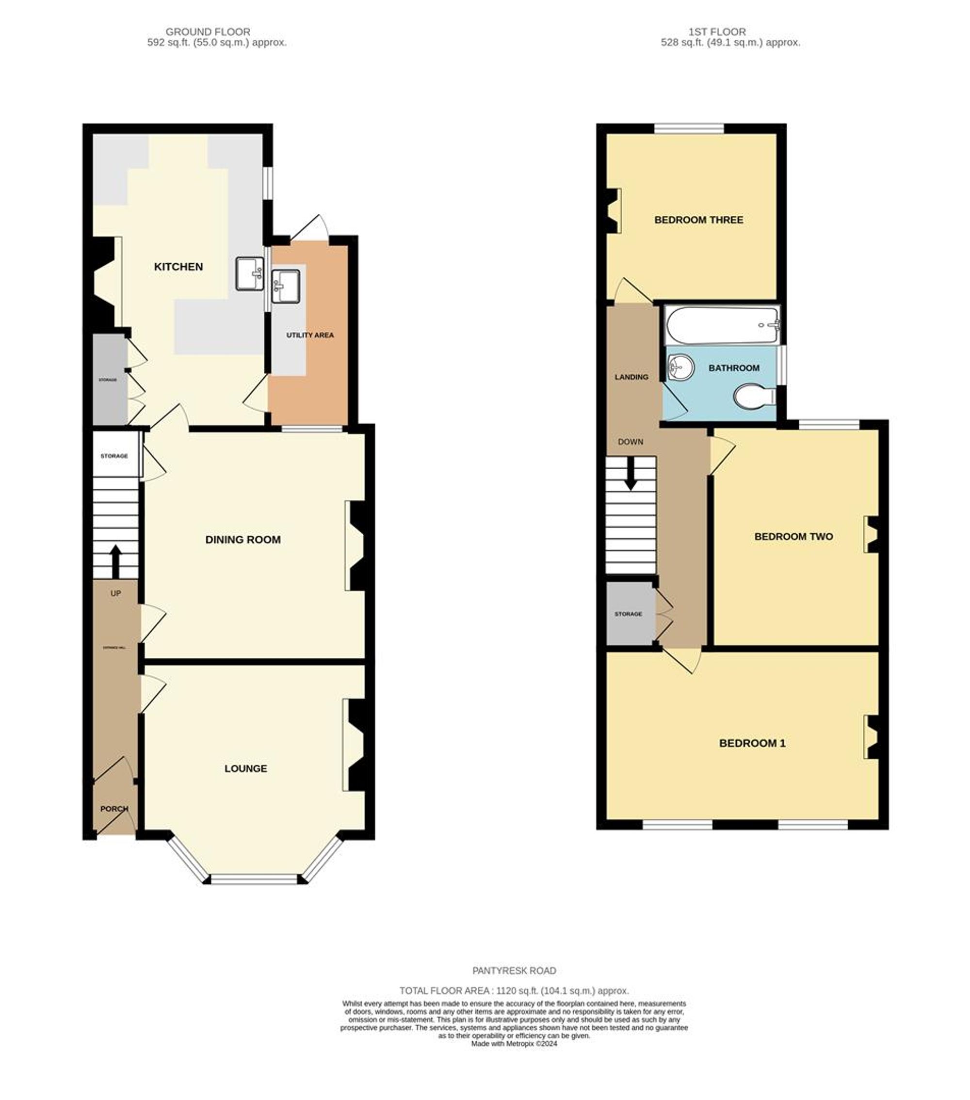 Bryntirion, Newport floorplan