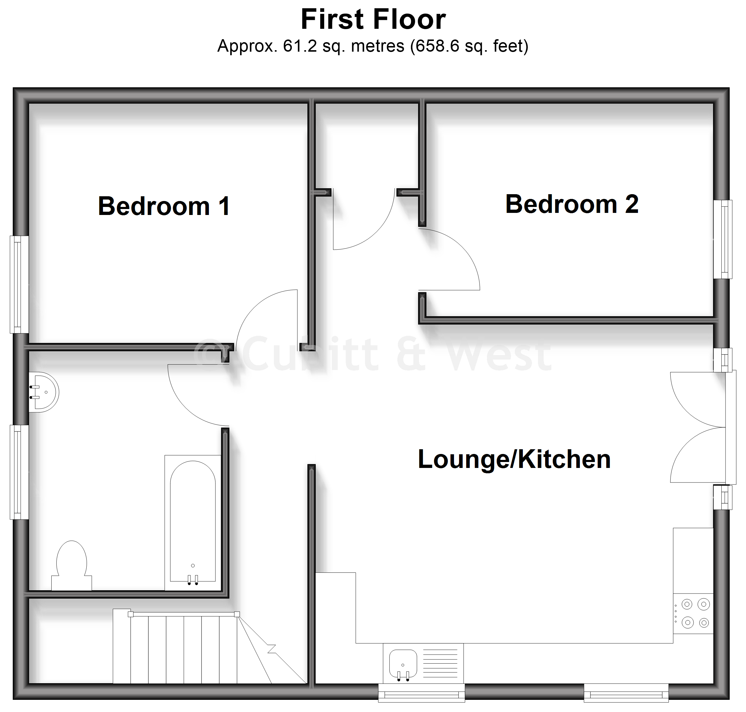 6, St. Martin's Lane, Littlehampton floorplan
