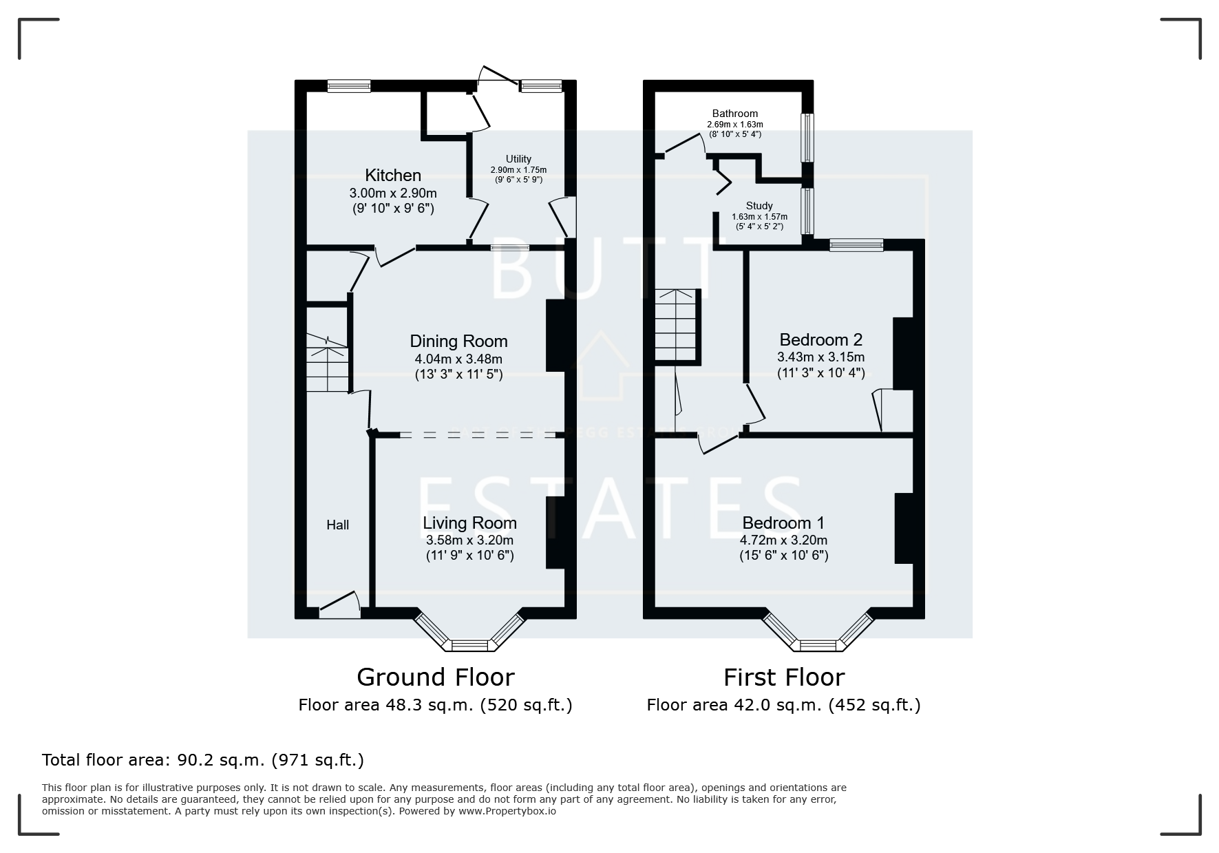 6 Haldon View Terrace, Exeter floorplan