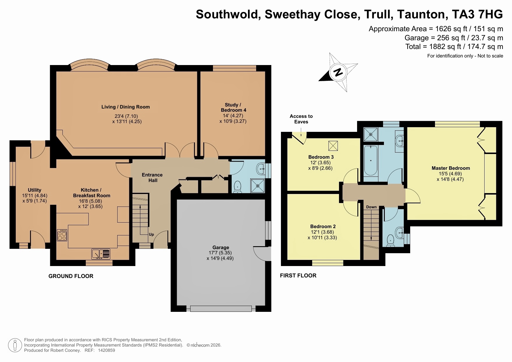 Southwold, Sweethay Close, Taunton floorplan