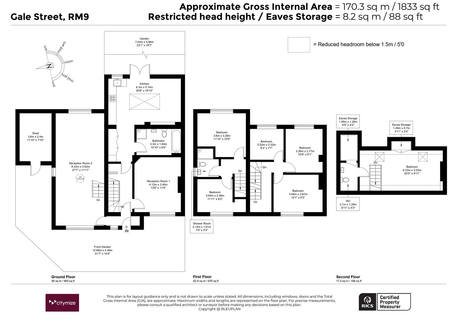 581, Gale Street, Dagenham floorplan