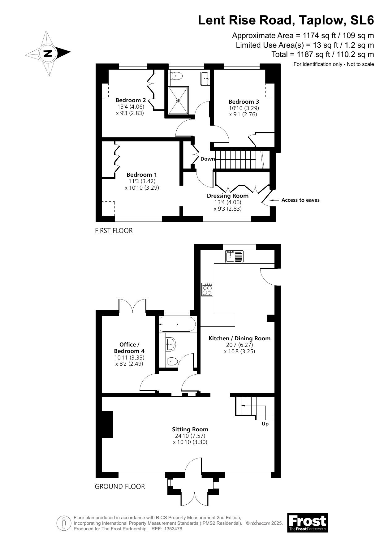 15, Lent Rise Road, Taplow floorplan