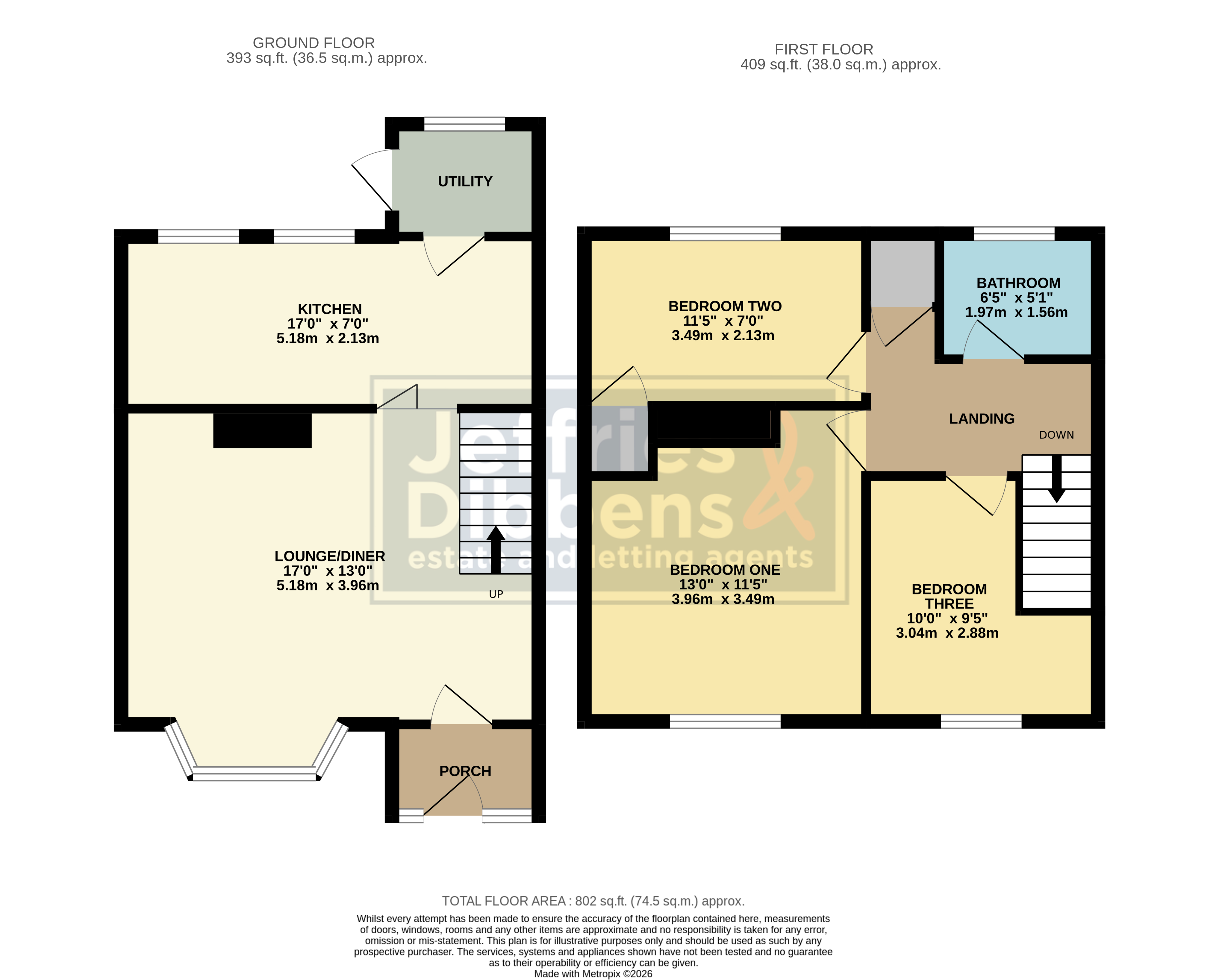 60, Barncroft Way, Havant floorplan