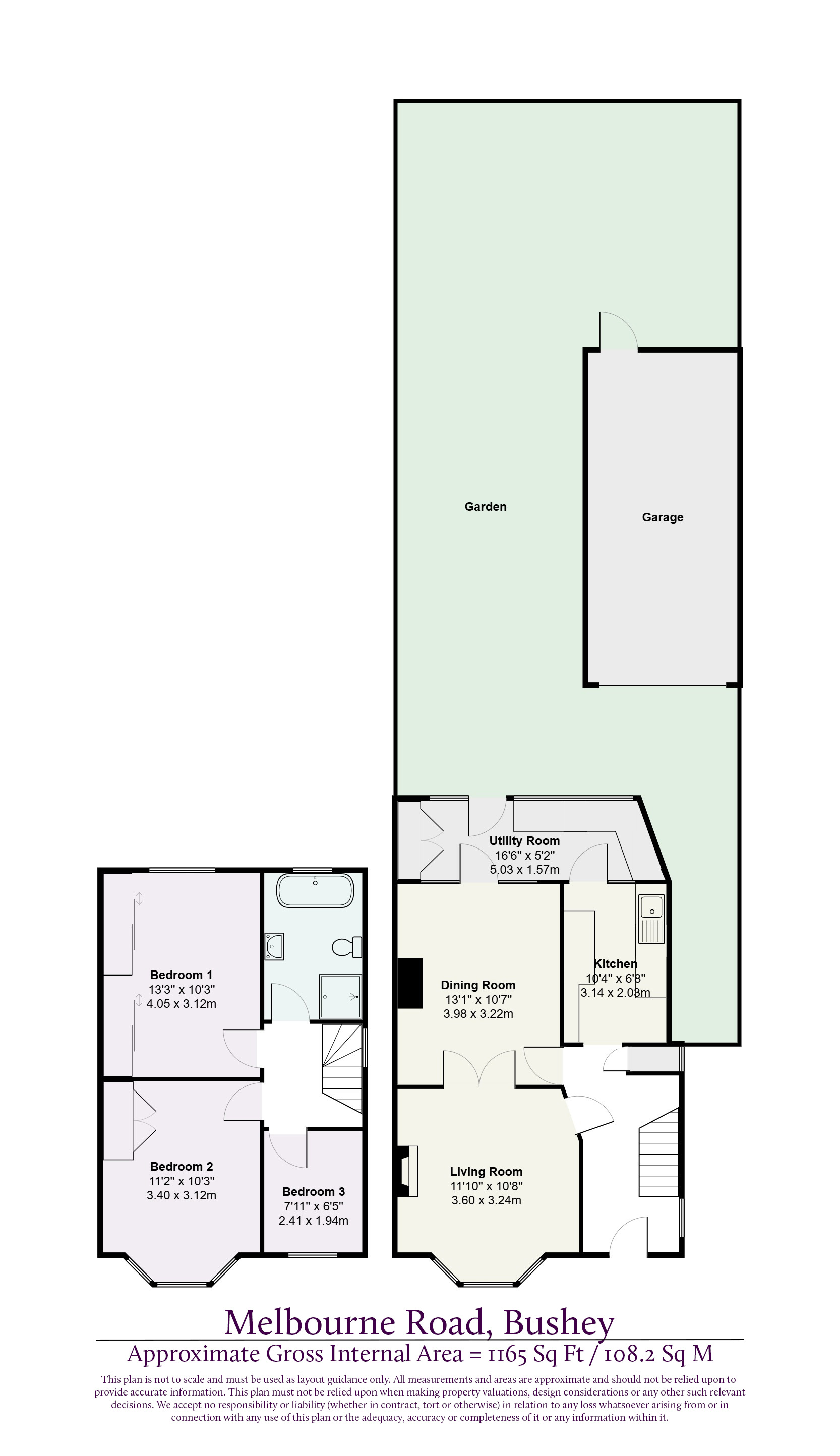 13, Melbourne Road, Hertfordshire floorplan