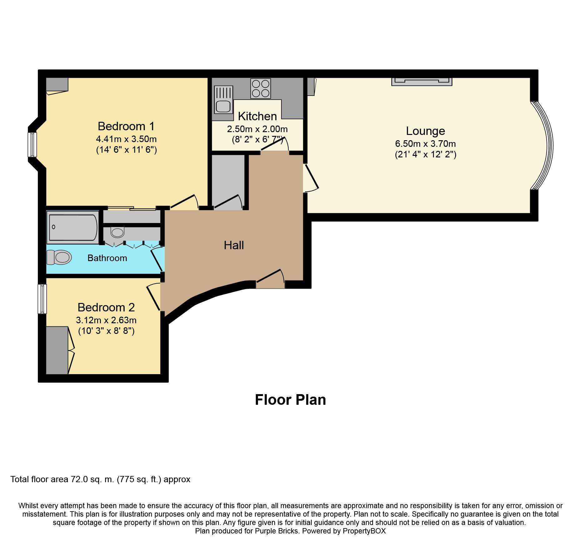 2 Bedrooms Flat for sale in Elgin Terrace, Edinburgh EH7