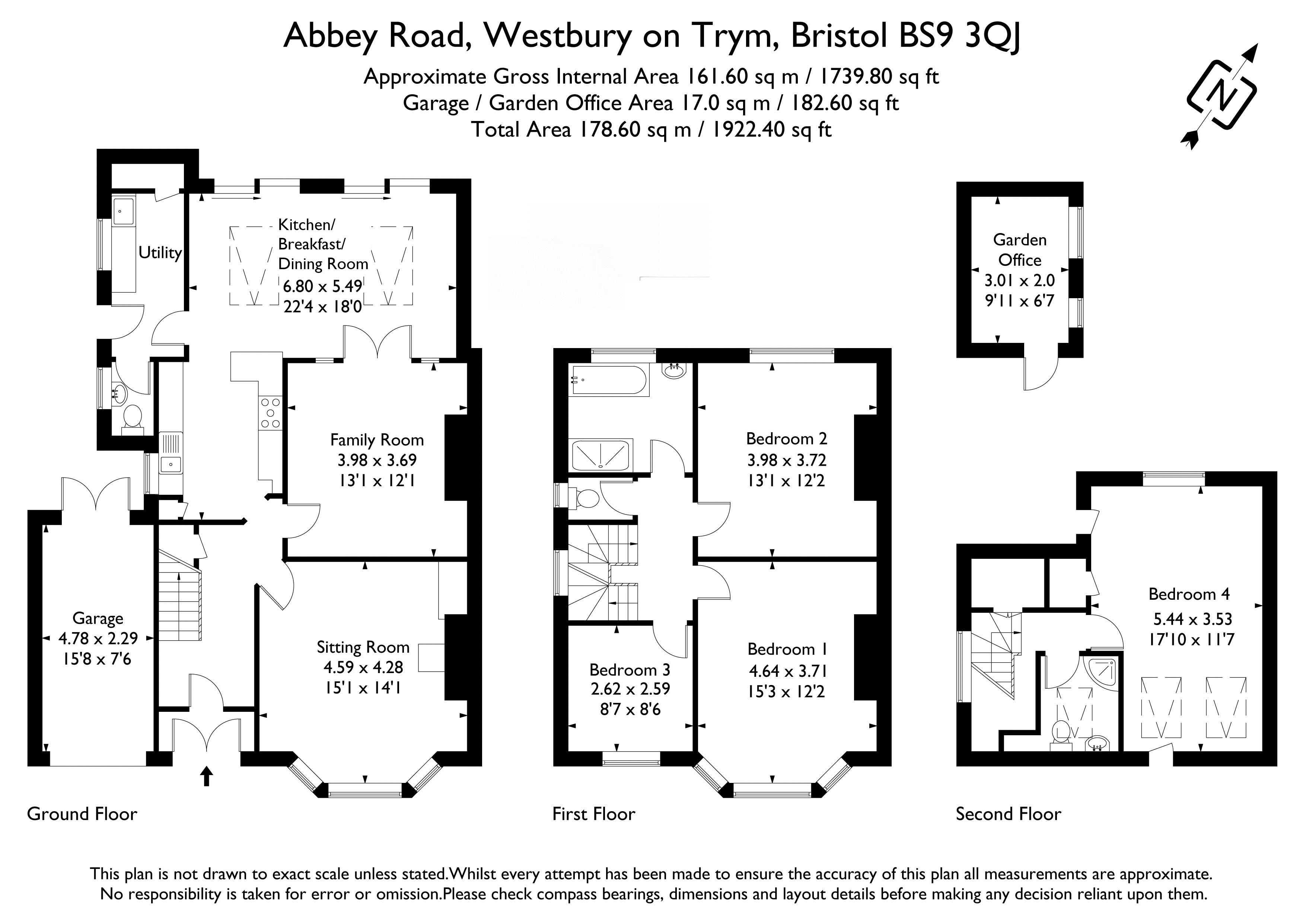 113, Abbey Road, Bristol floorplan