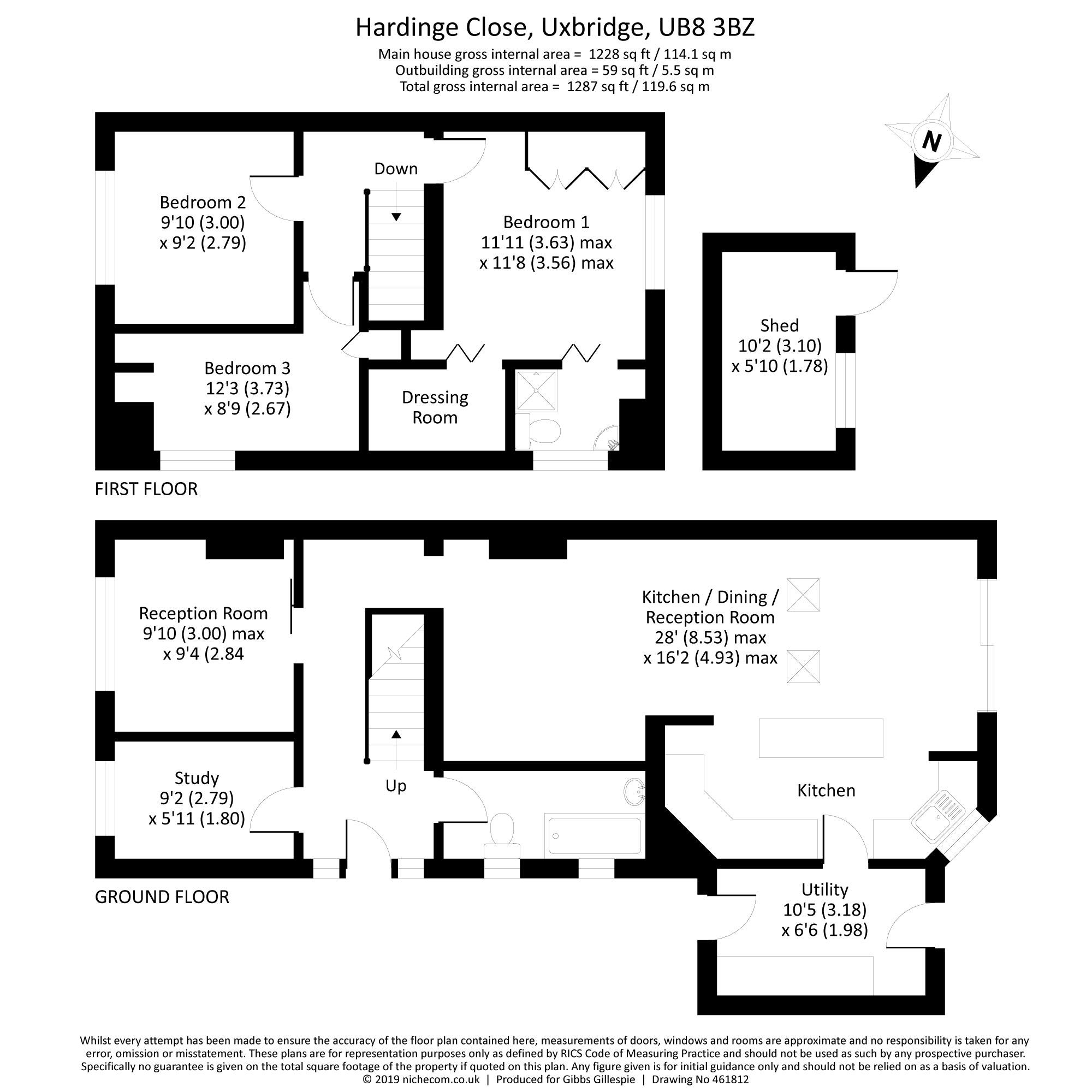 4 Bedrooms Semi-detached house for sale in Hardinge Close, Hillingdon, Middlesex UB8