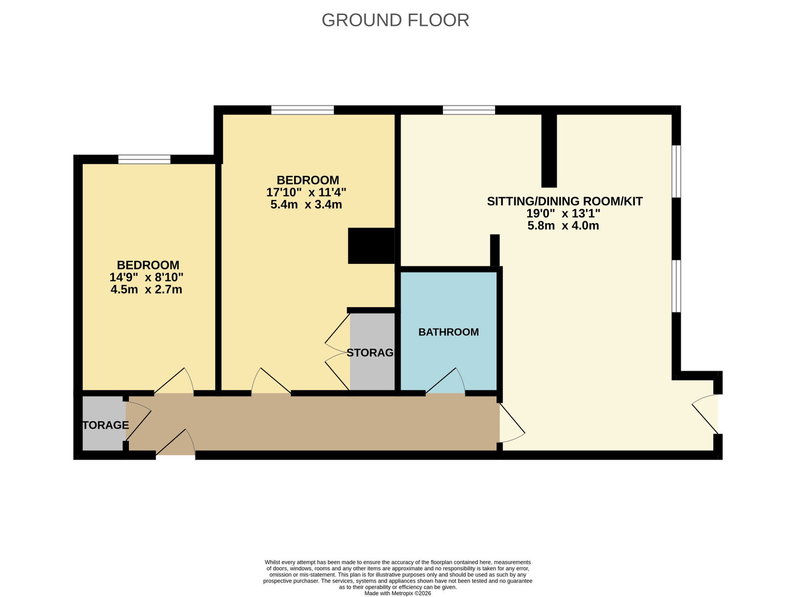 New Walk Central Apartments 77-89,Flat 11, Princess Road East, Leicester floorplan