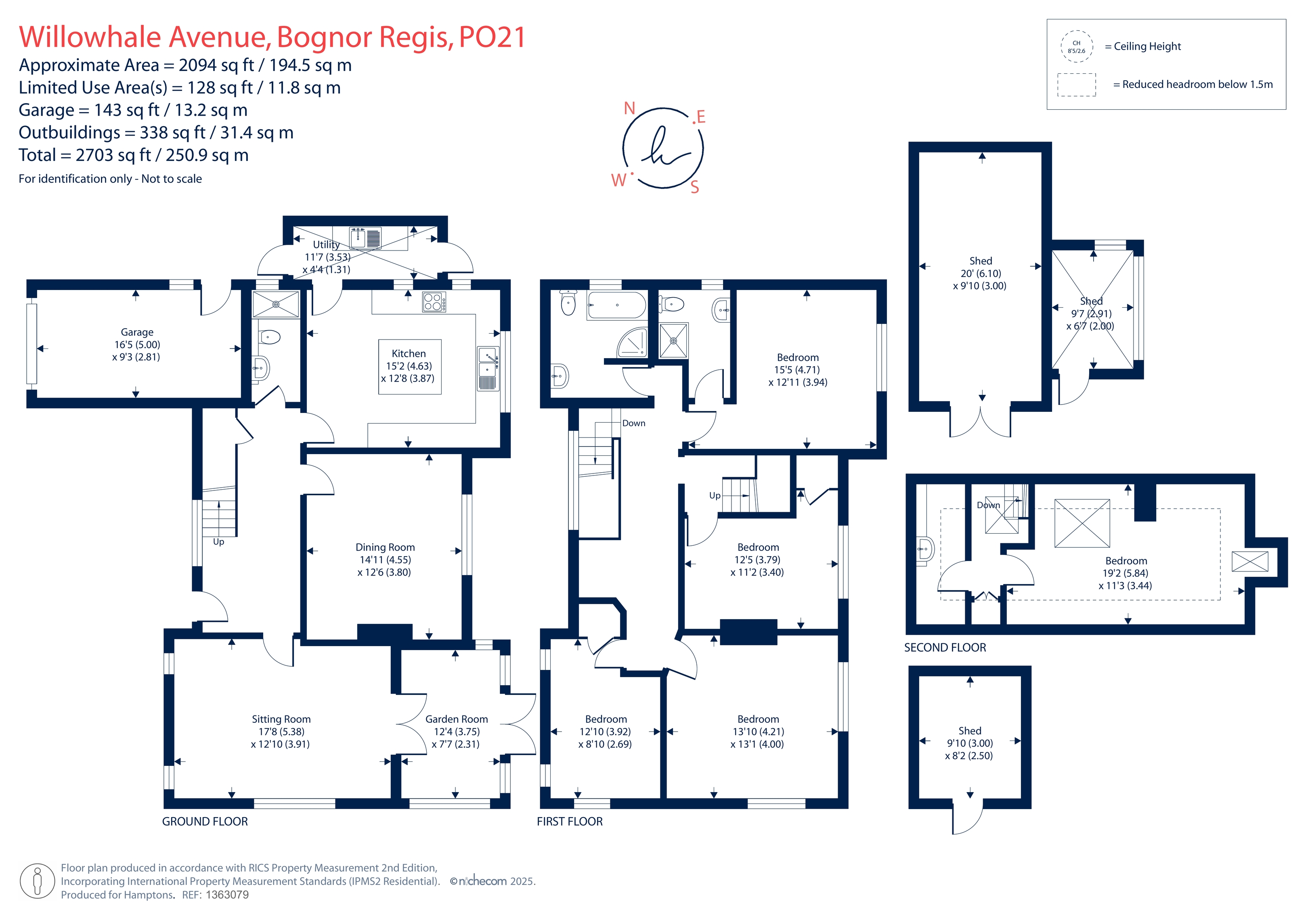 7, Willowhale Avenue, Bognor Regis floorplan
