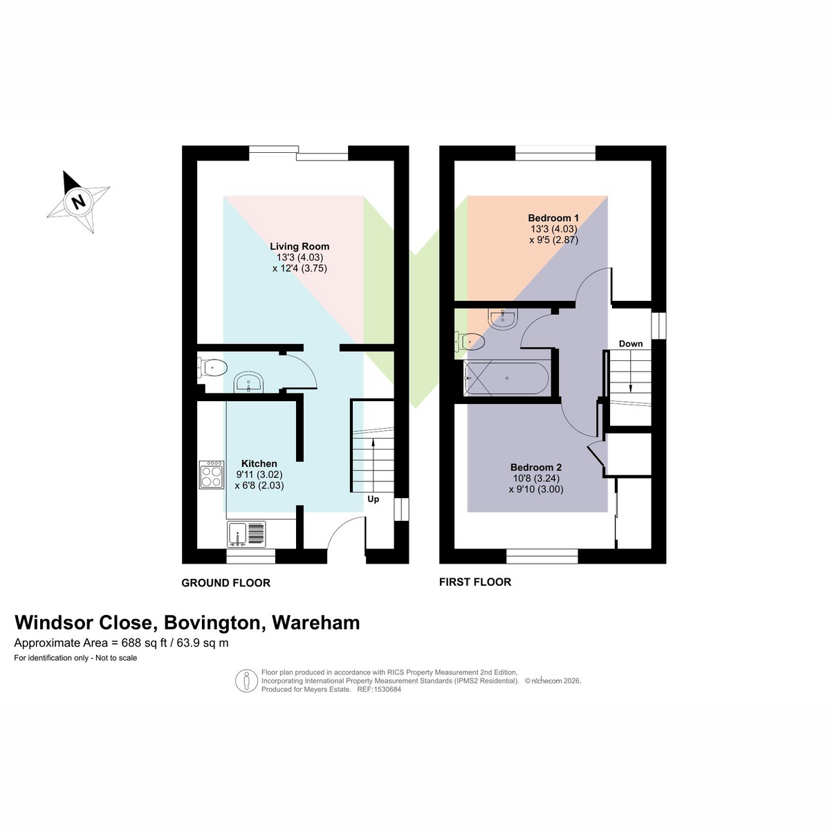 9, Windsor Close, Wareham floorplan