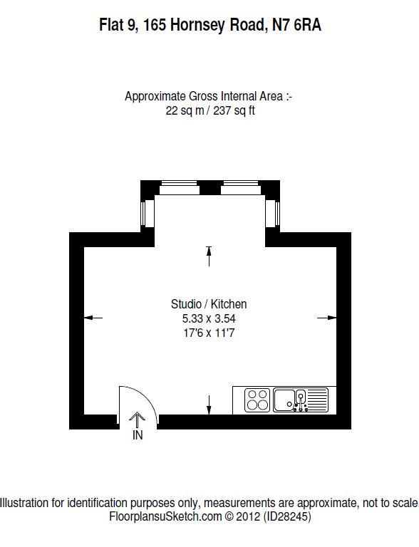 0 Bedrooms  to rent in Hornsey Road, Holloway N7