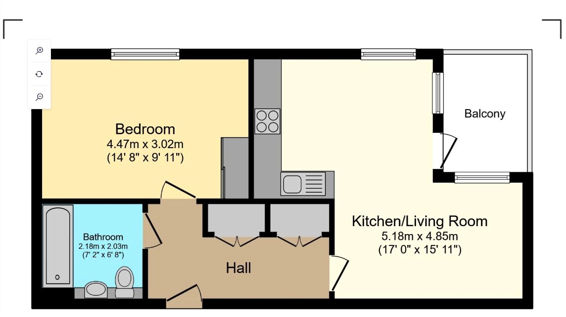 16, Ernest Court, 4, Regal Walk, Bexleyheath floorplan
