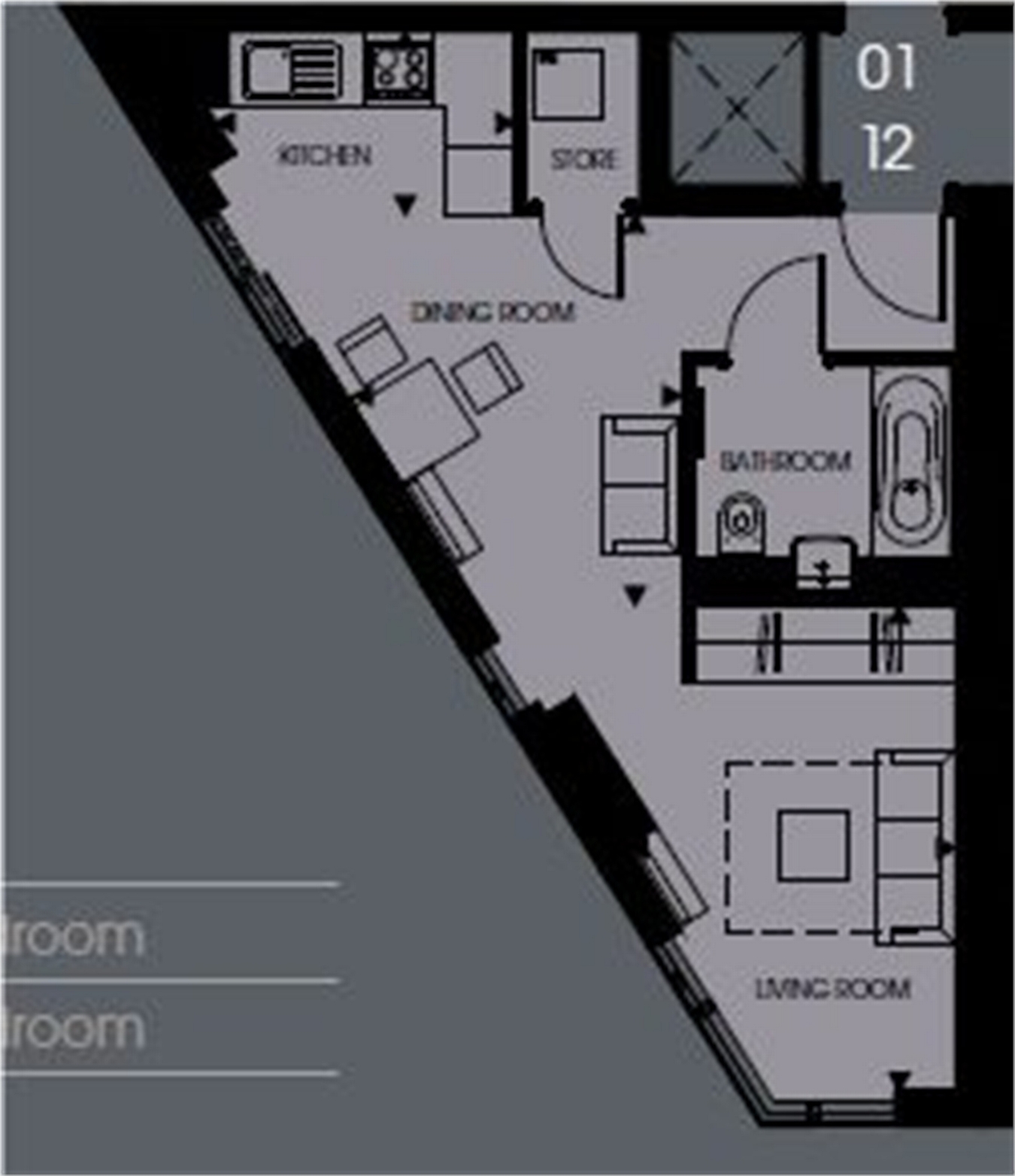 0 Bedrooms Studio to rent in Pinnacle Apartments, Saffron Central Square, Croydon, Surrey CR0