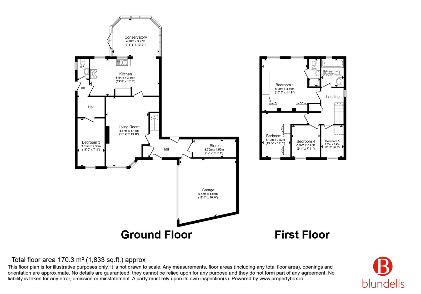 14, Rothbury Close, Sheffield floorplan