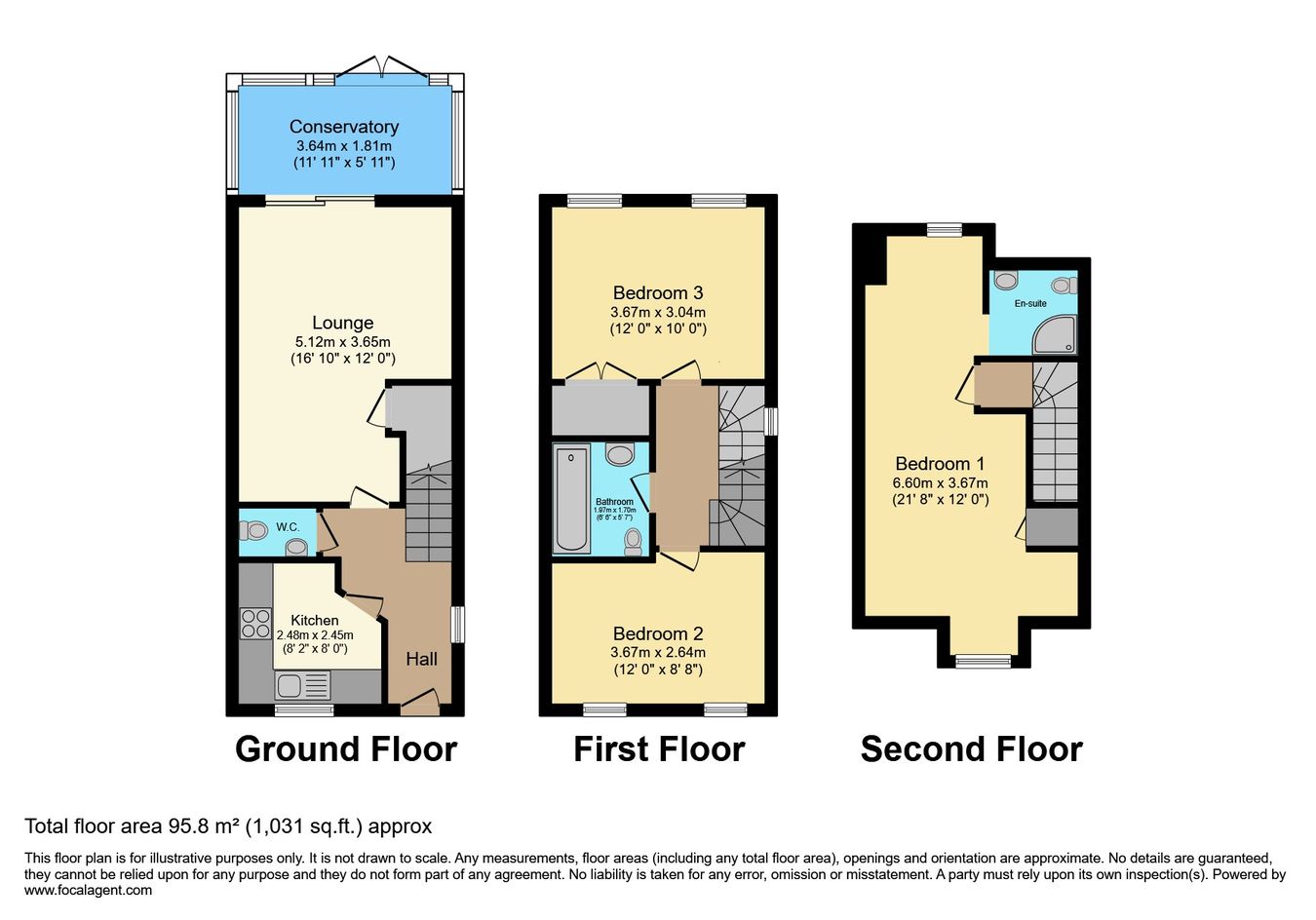 15, Tryelyn, Bodmin floorplan