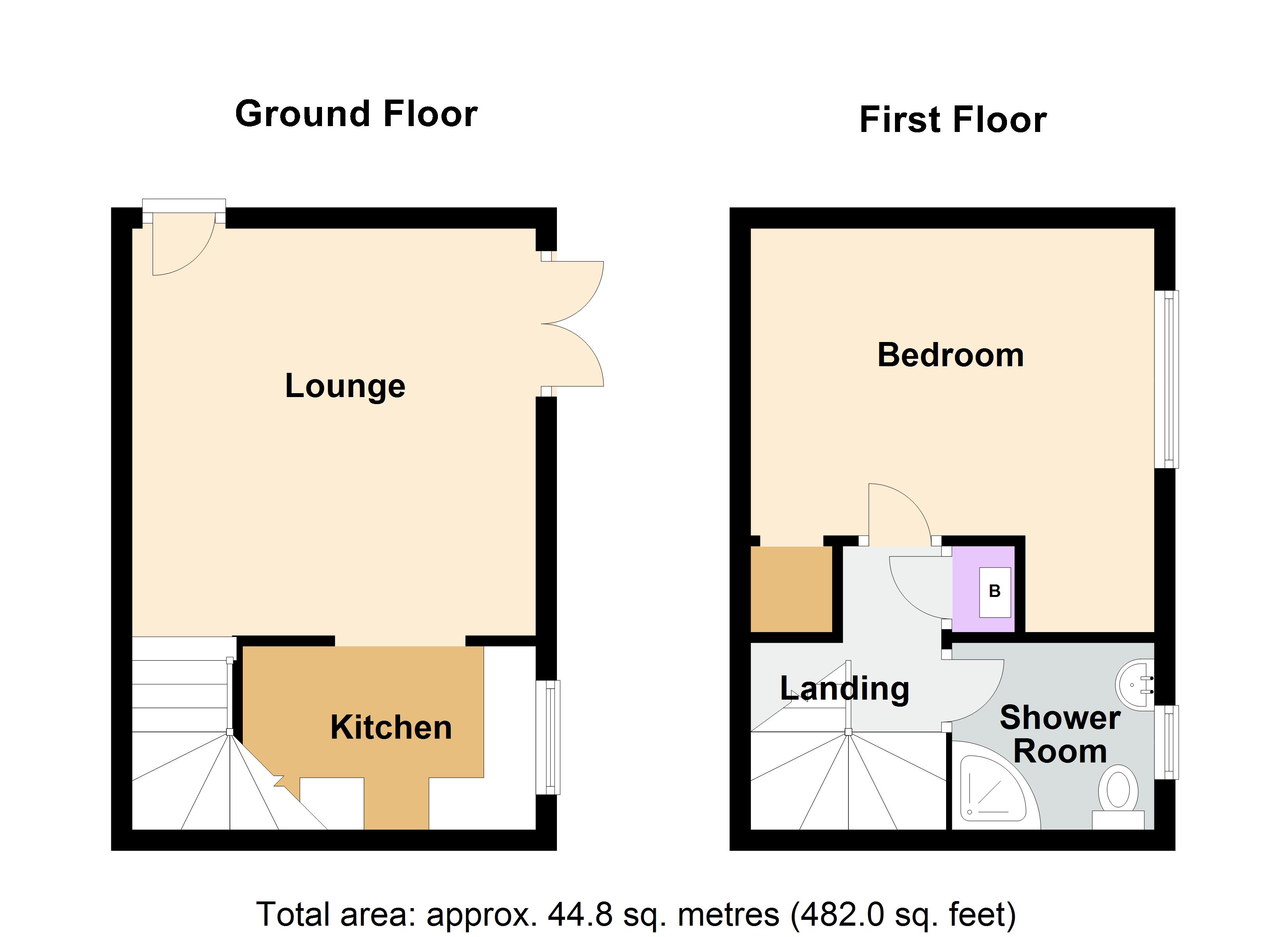 Perrymead, WestonSuperMare BS22, 1 bedroom end terrace house for sale