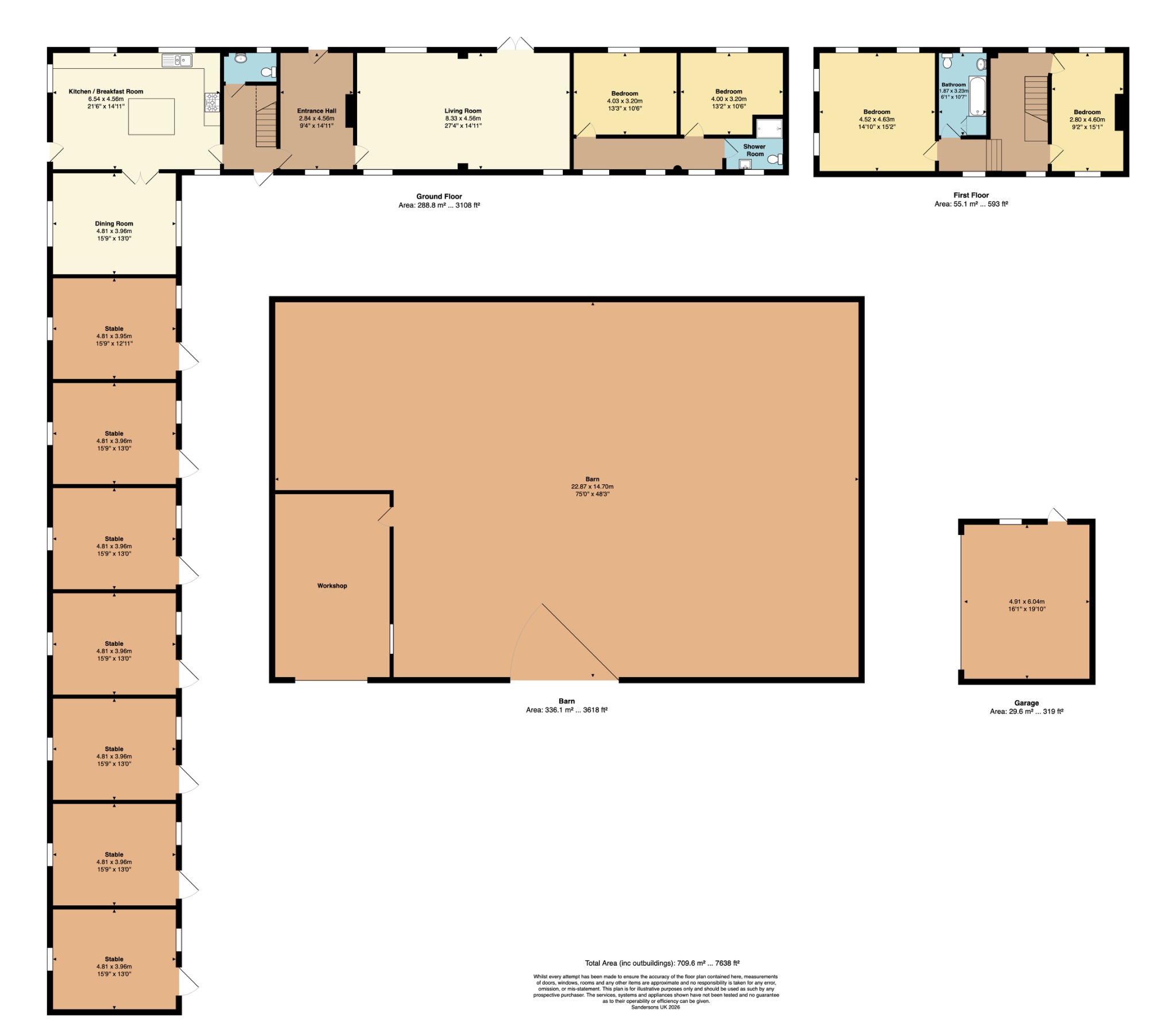 Honeywood House, Charing, Kent floorplan