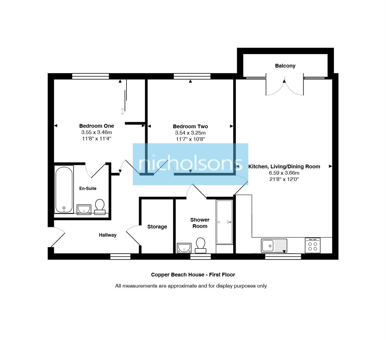 4 Copper Beach House, Pyestock Way, Fleet floorplan