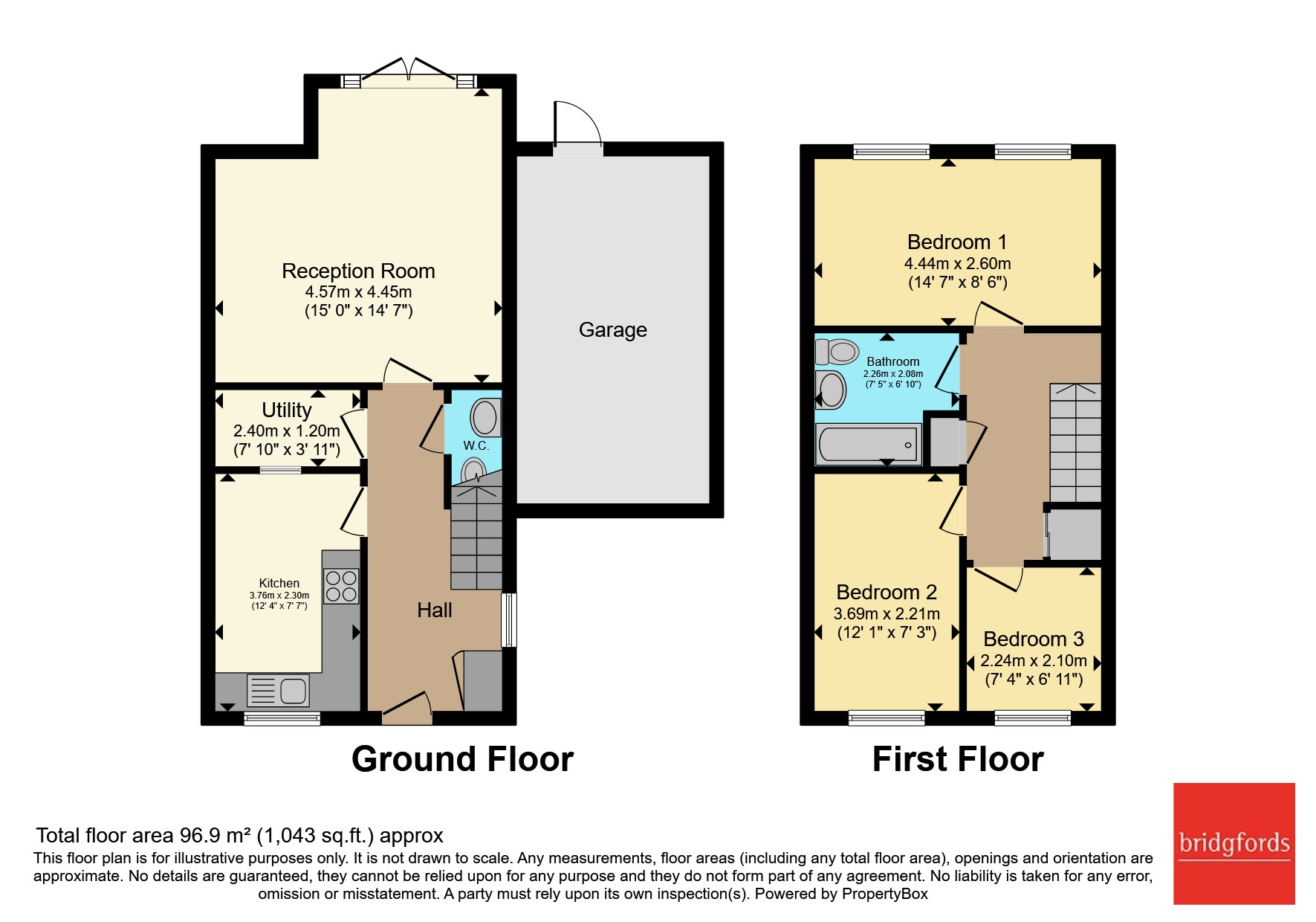 36, Chesterfield Drive, Cleveland floorplan