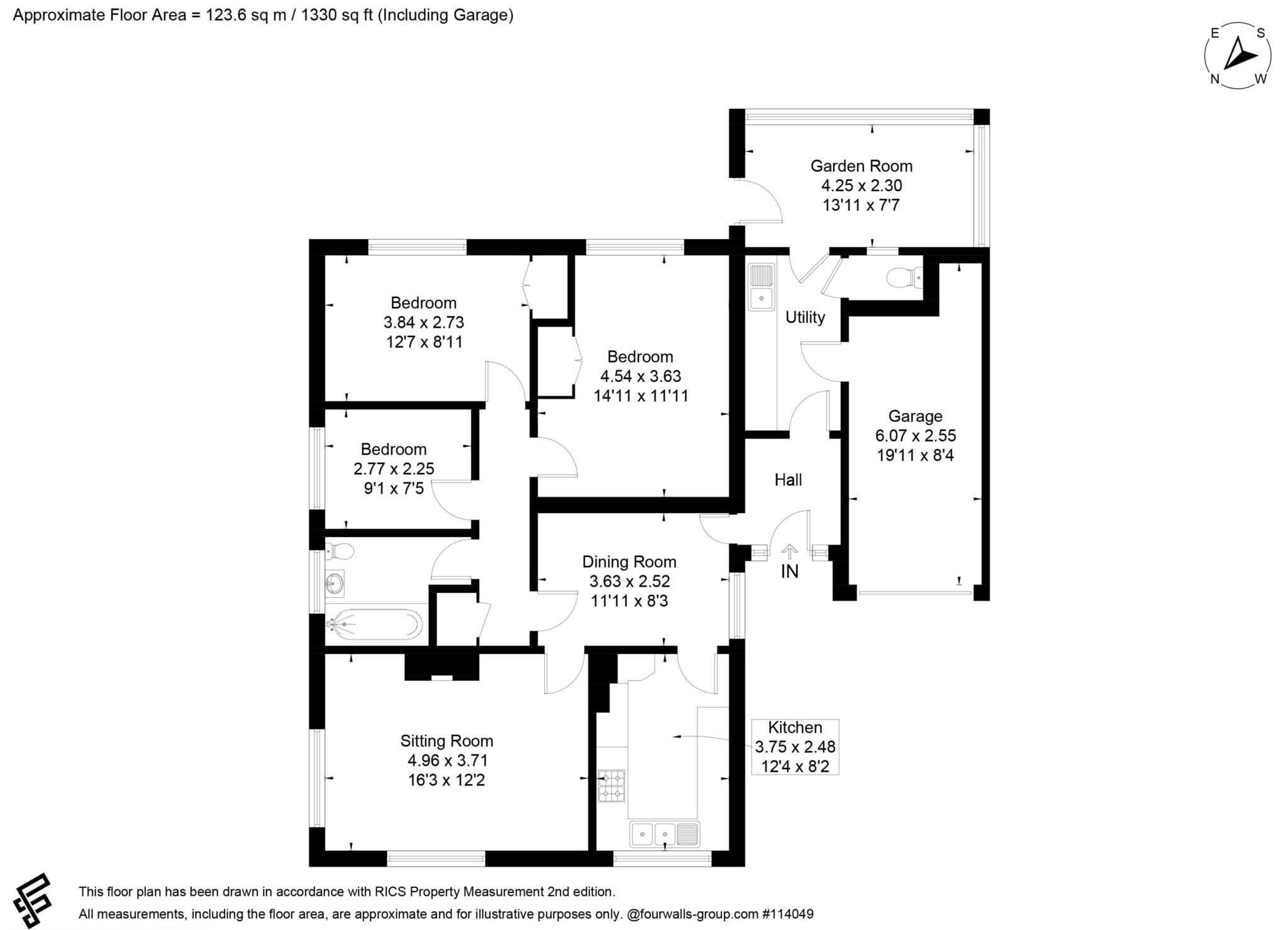 24, Astley Close, Pewsey floorplan