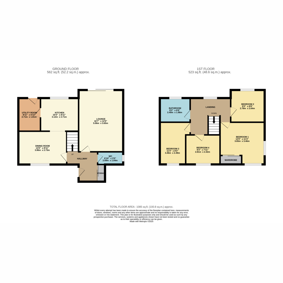 1, Barnwell Drive, Hockley floorplan