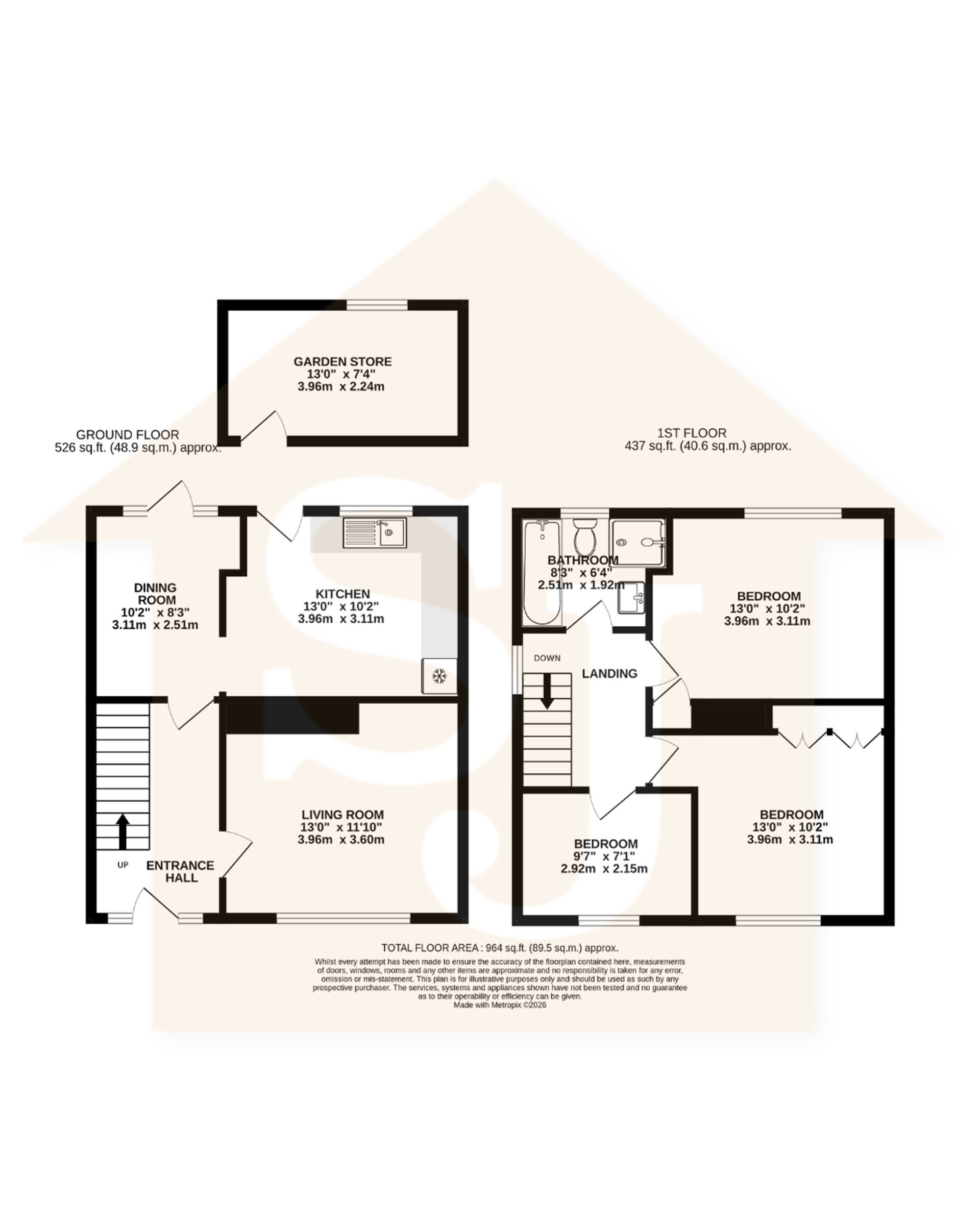 4a Cannons Meadow, Welwyn floorplan