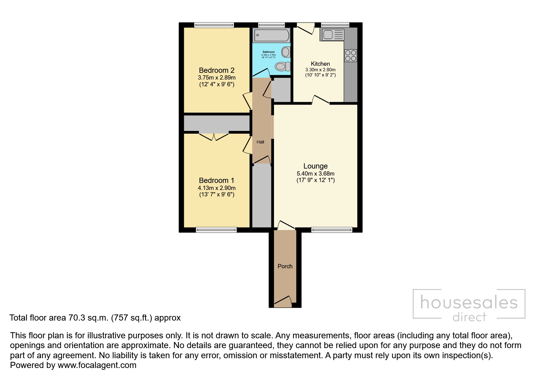 Barra Croft, Birmingham floorplan