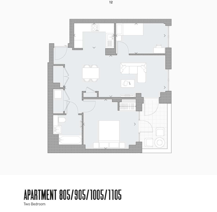 Plot A. 1105, 64, Meadowpip House, Vernal Way, London floorplan