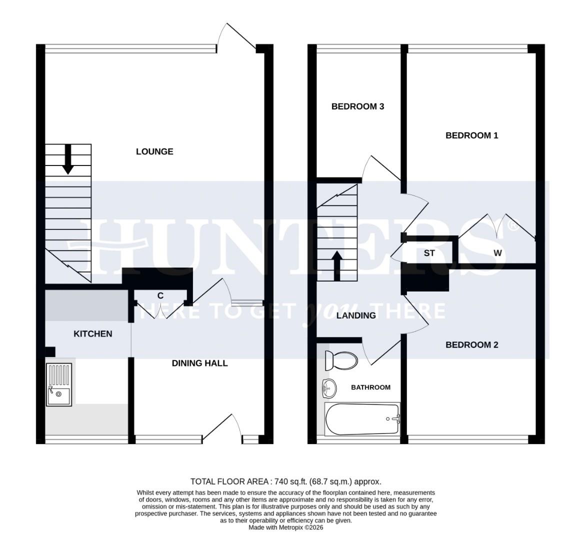 Thistledown Avenue, Burntwood floorplan