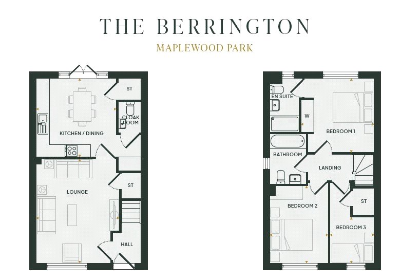 Plot 683 The Berrington,, Maplewood Park, Basingstoke floorplan
