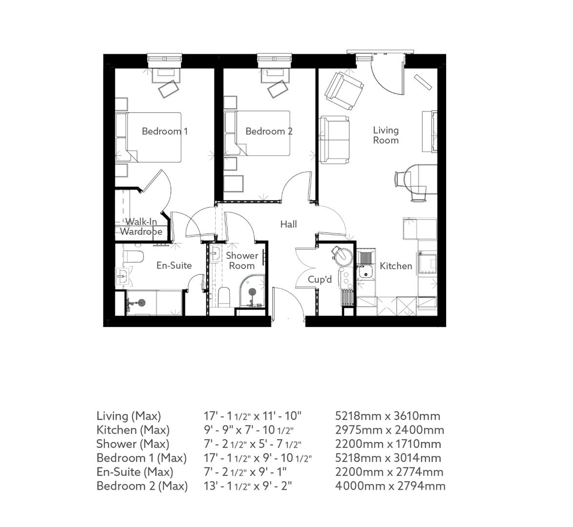 675465, Roslin Place 1-36 Station Road, Hook floorplan