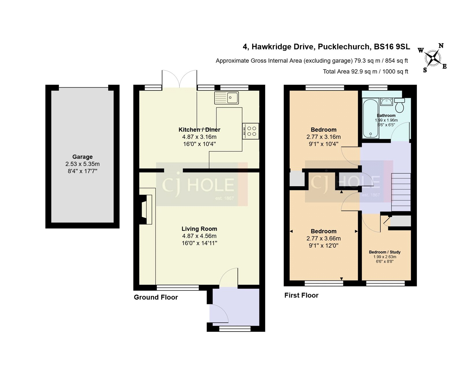4, Hawkridge Drive, Bristol floorplan