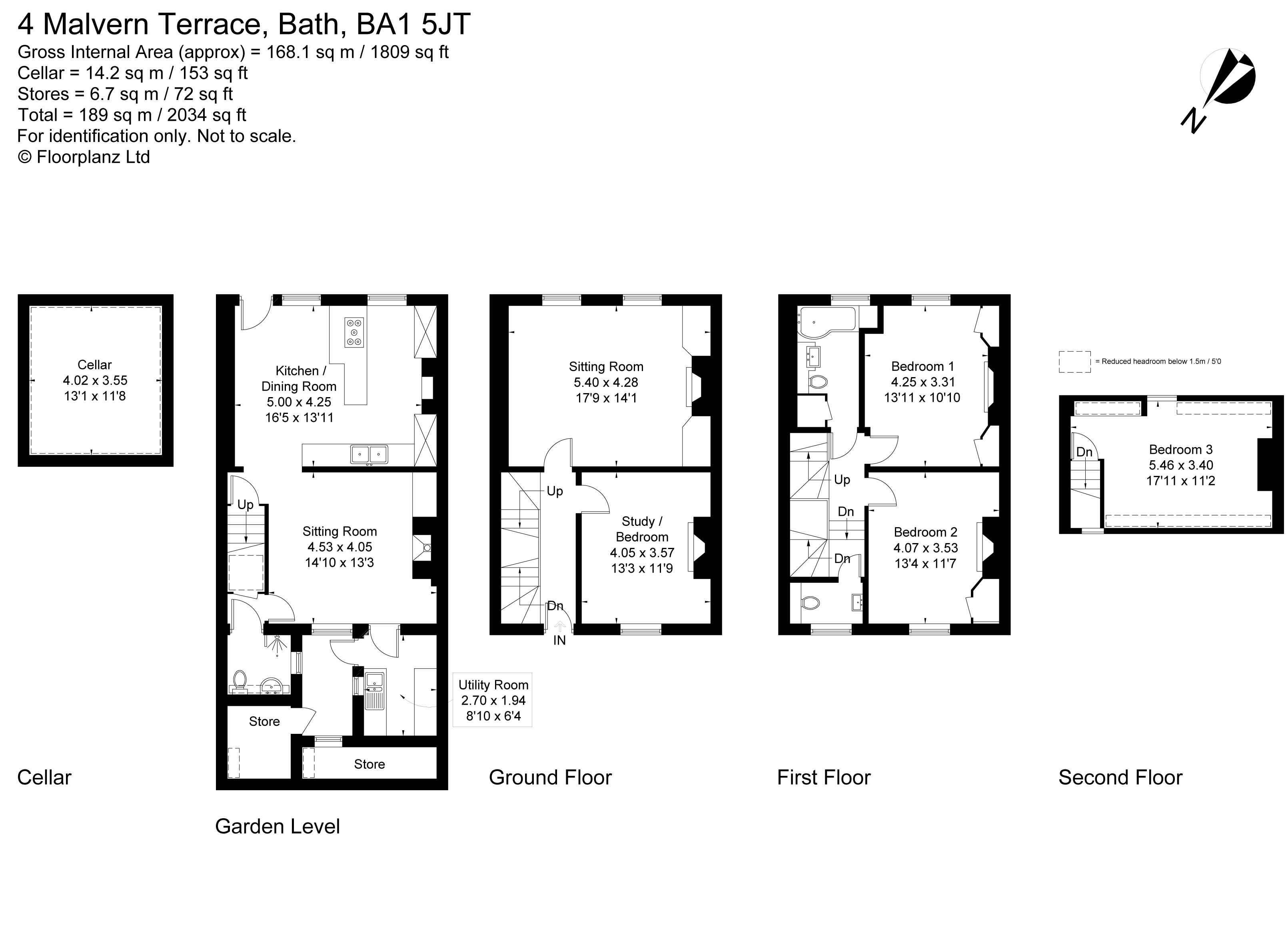 Malvern Terrace, Bath, Somerset BA1, 4 bedroom terraced house for sale