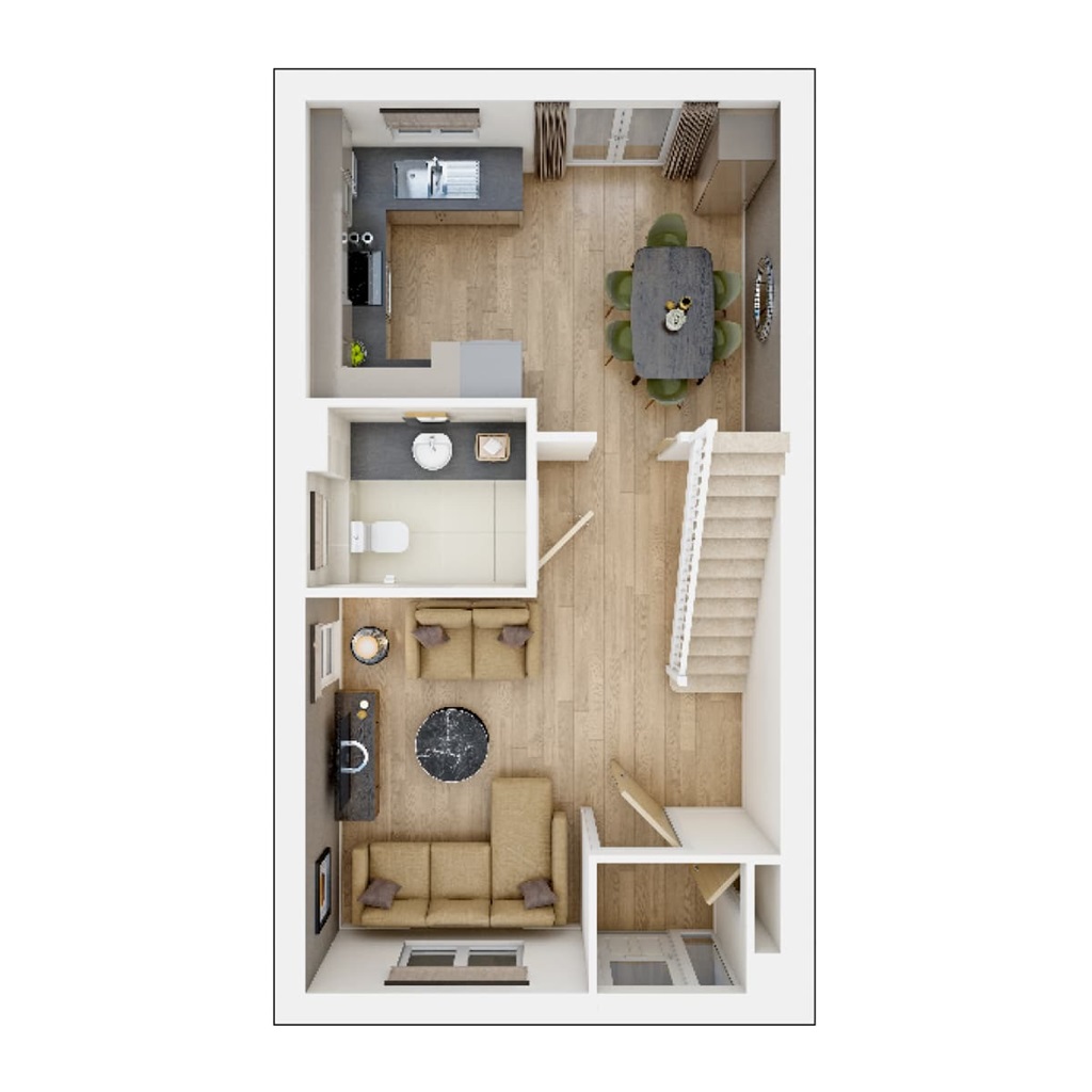 The Brambleford - Plot 477, Burleyfields, Martin Drive, Stafford floorplan