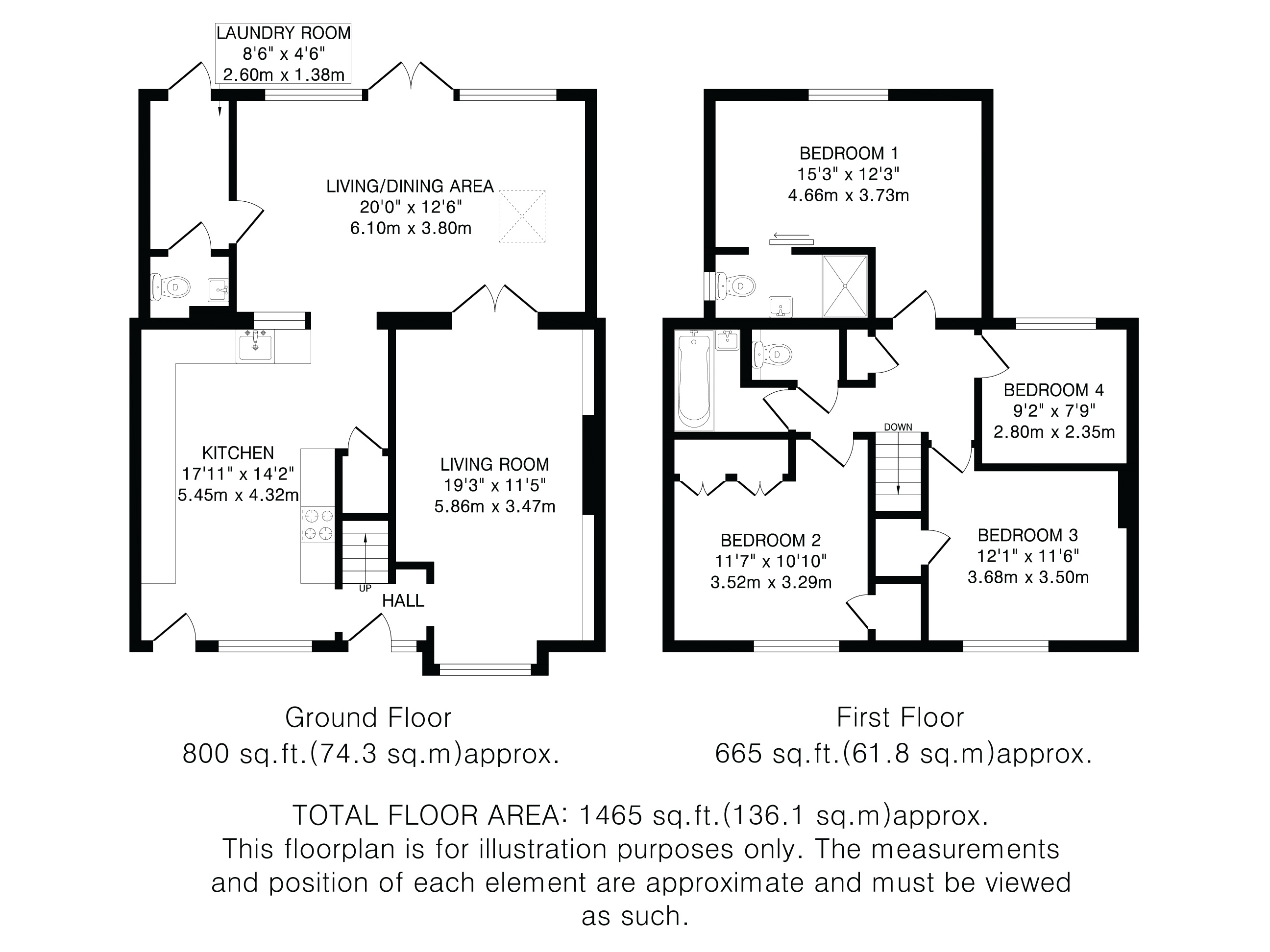 56, Carve Ley, Welwyn Garden City floorplan