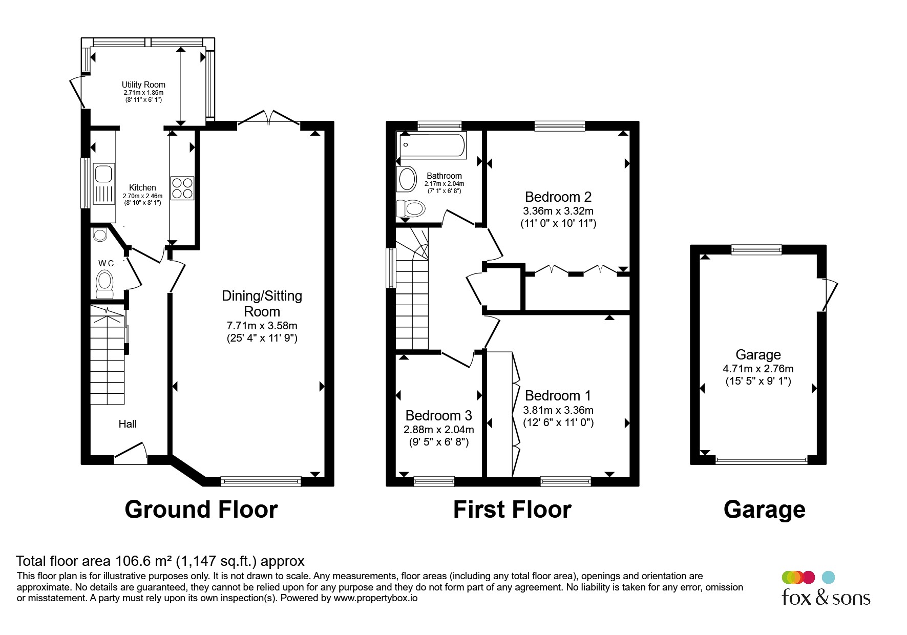 12, Grove Road, BURGESS HILL floorplan