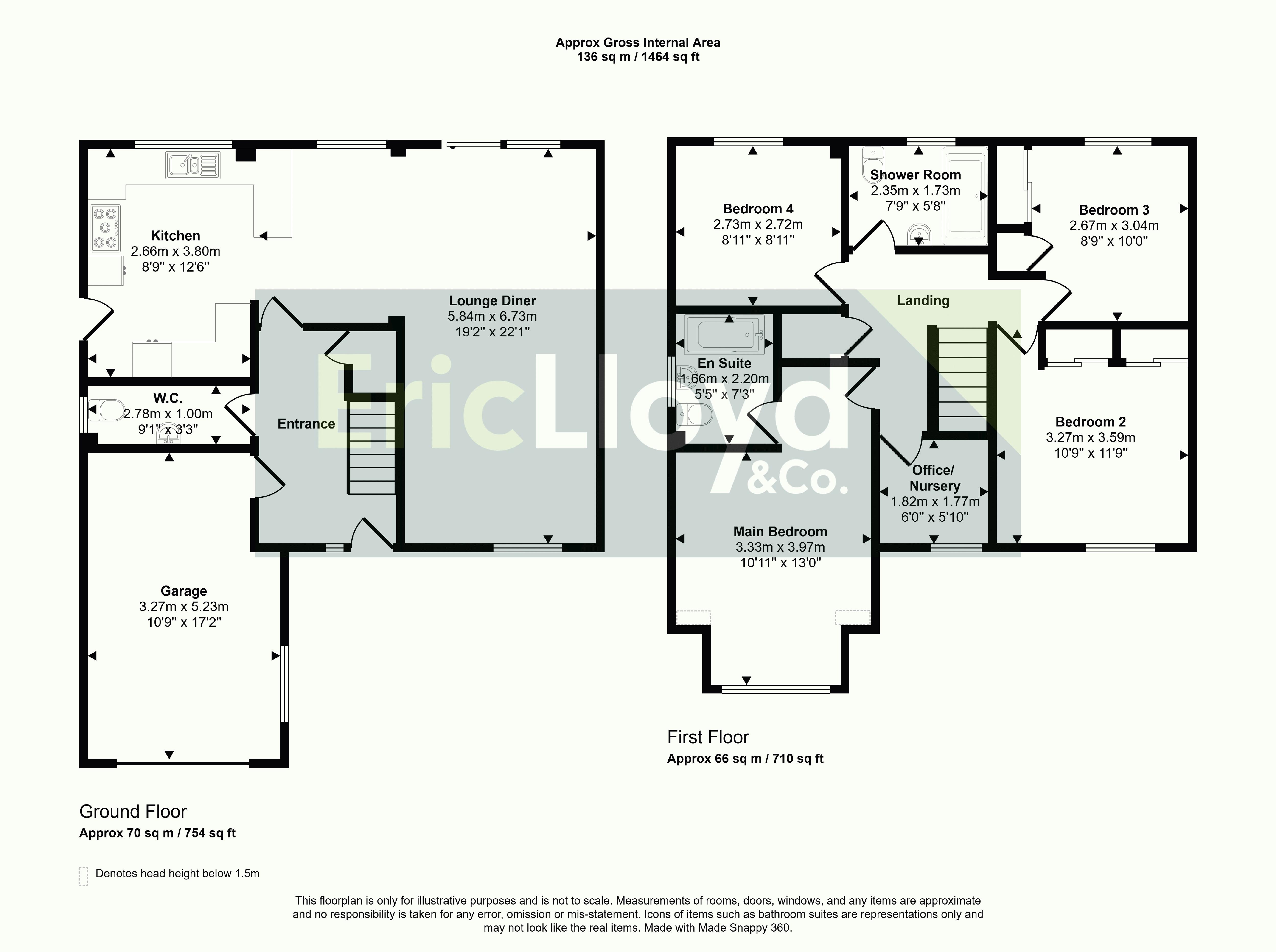 2, Ferrers Green, Brixham floorplan