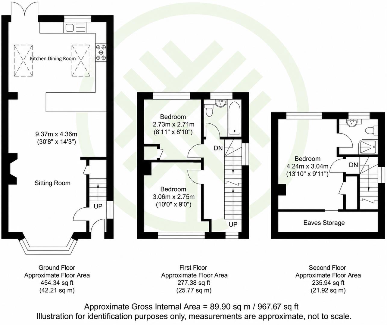 66, Winterbourne Close, Lewes floorplan