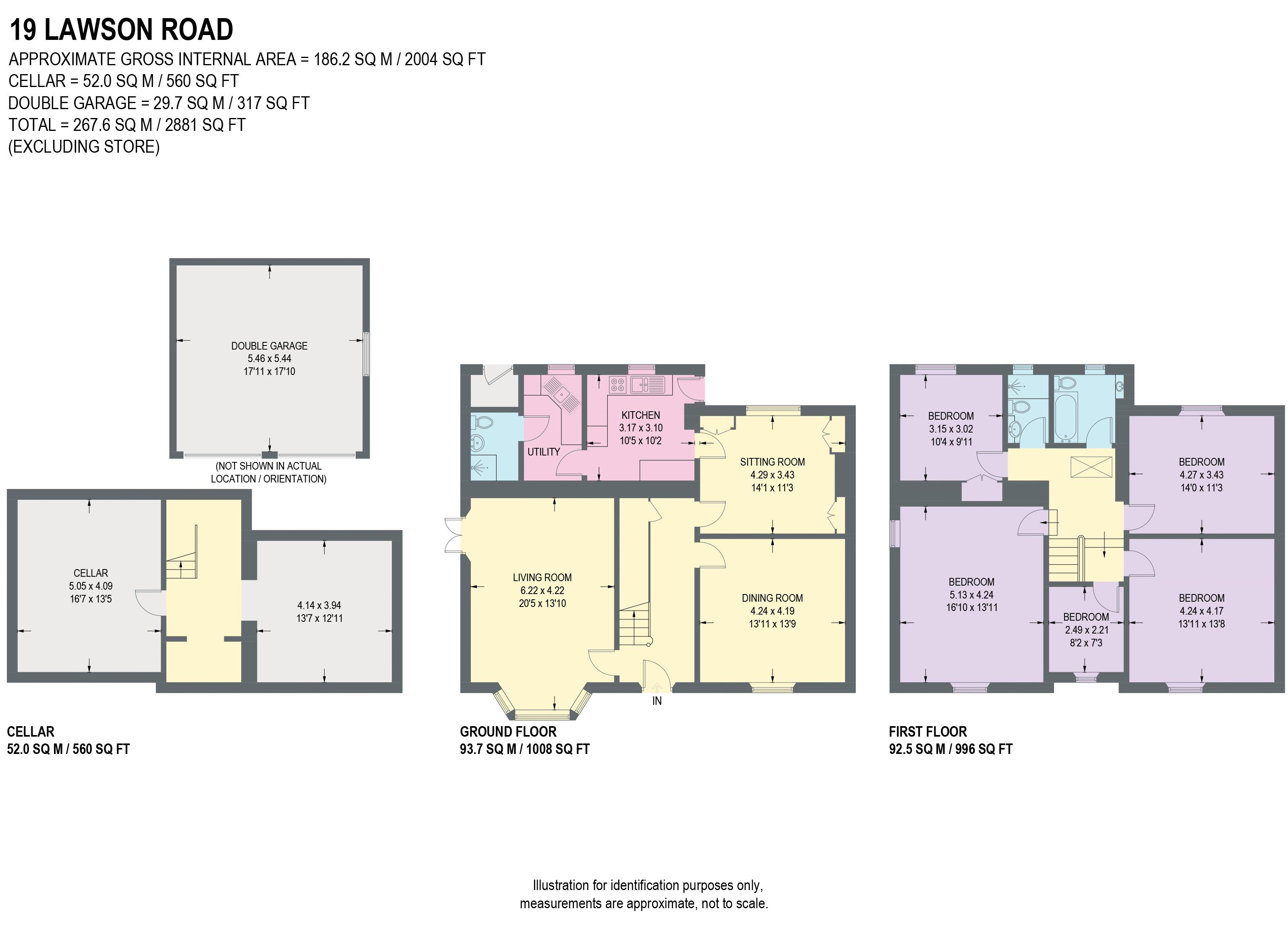 19, Lawson Road, Sheffield floorplan