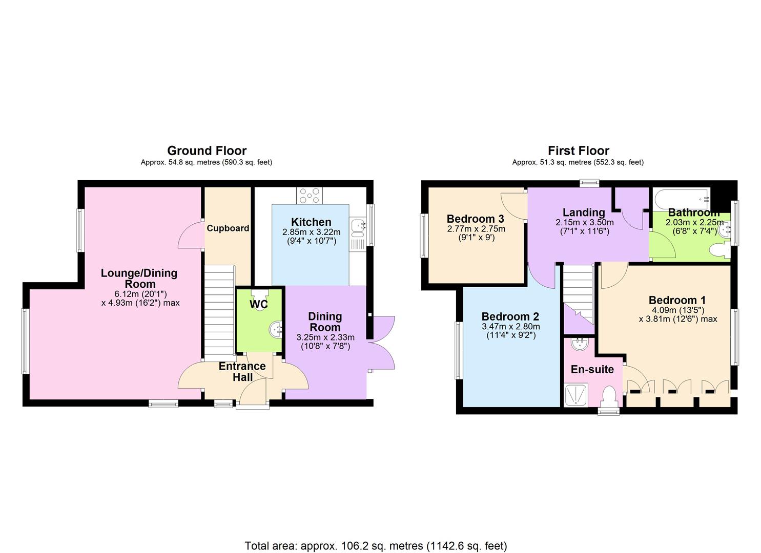 11, Eastfield, Hereford floorplan