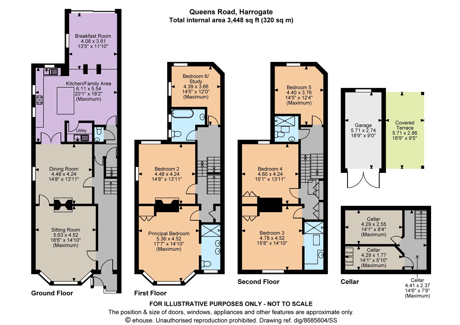 17, Queen's Road, North Yorkshire floorplan