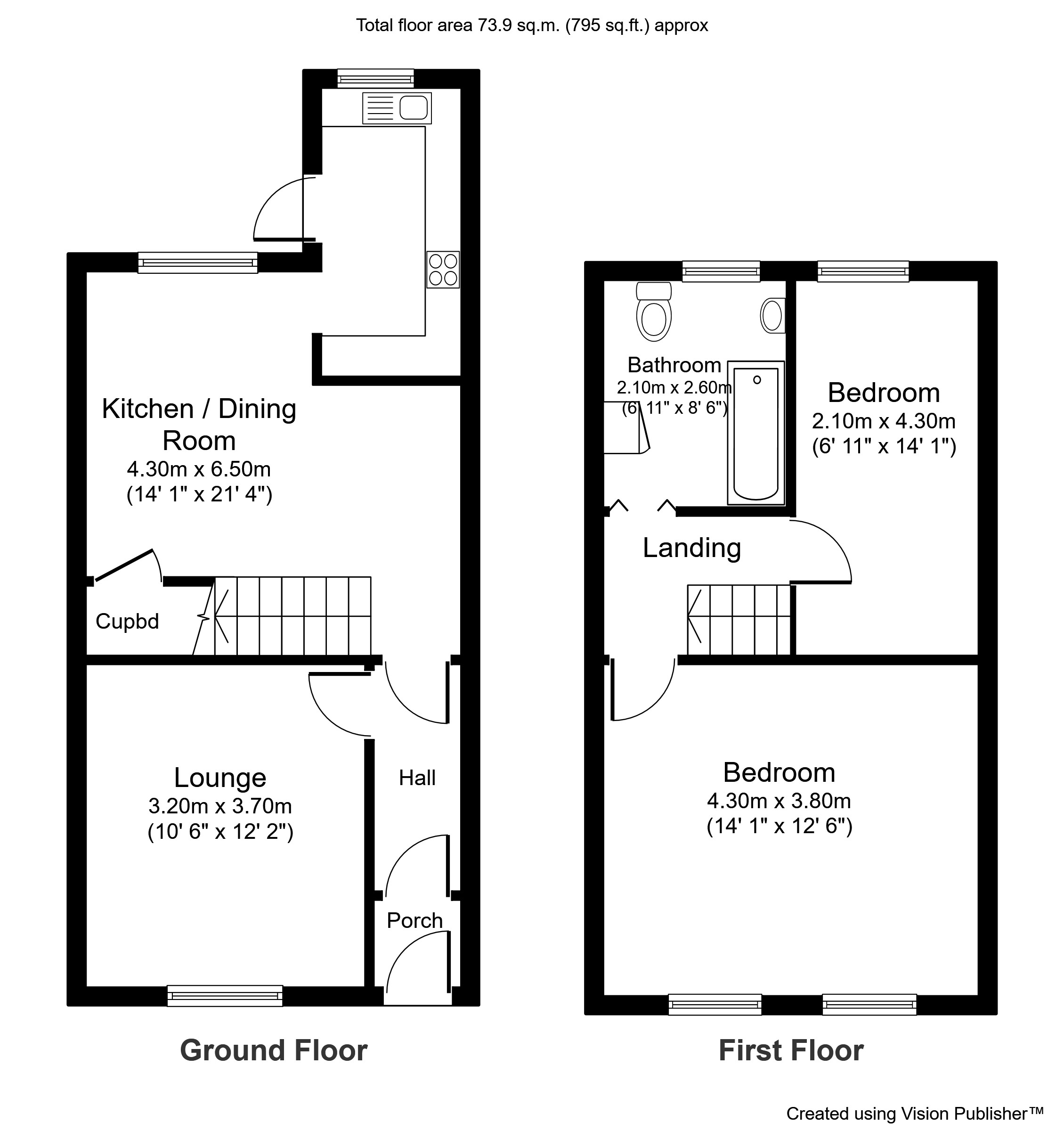 101, Knowles Street, Radcliffe floorplan
