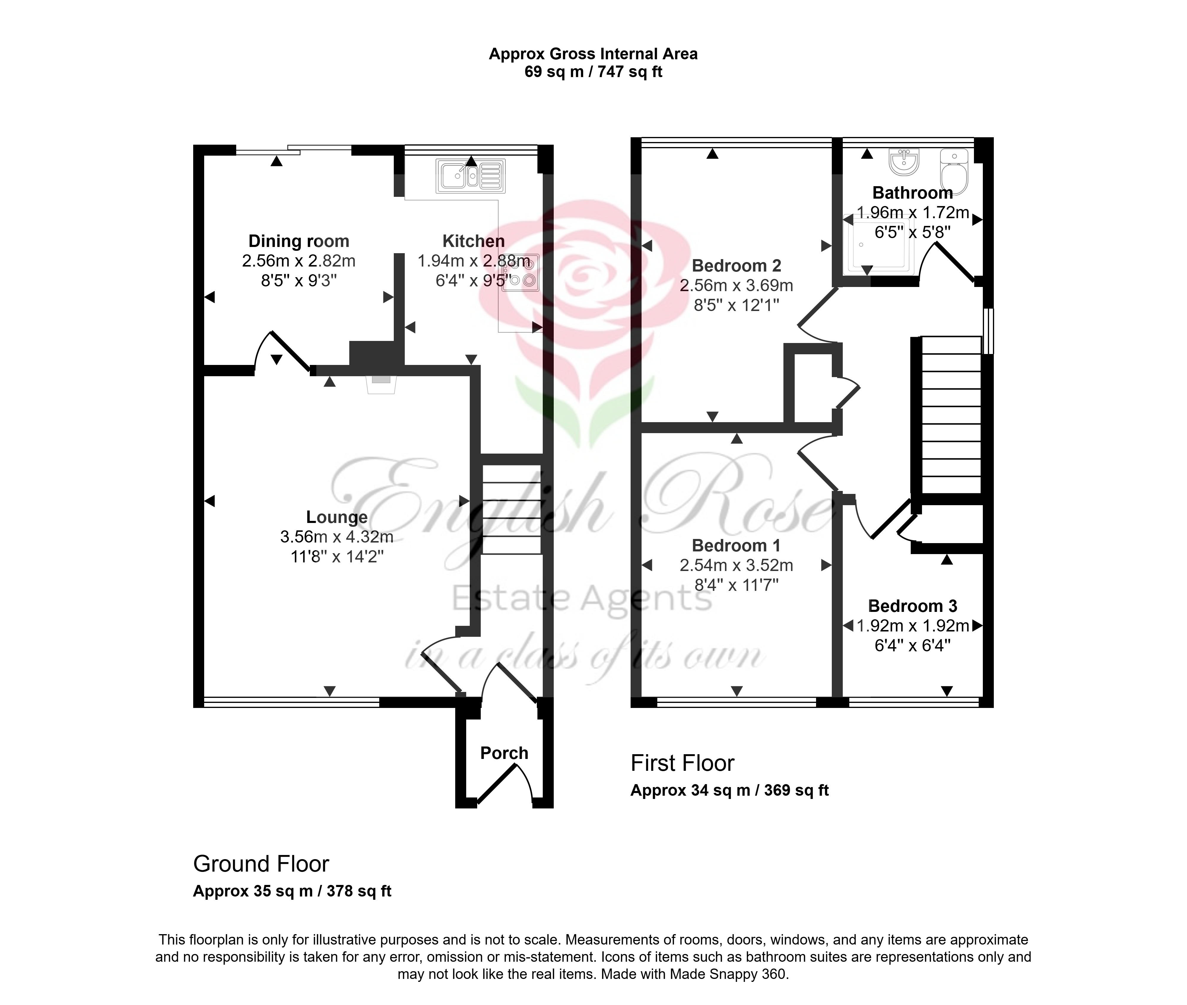 11, The Dell, Kirkby in Ashfield floorplan