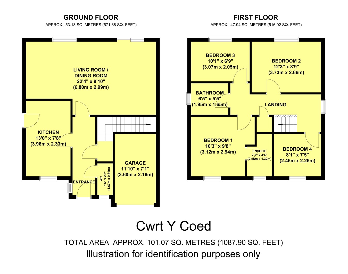 4 Bedrooms Detached house for sale in Cwrt Y Coed, Blackwood NP12