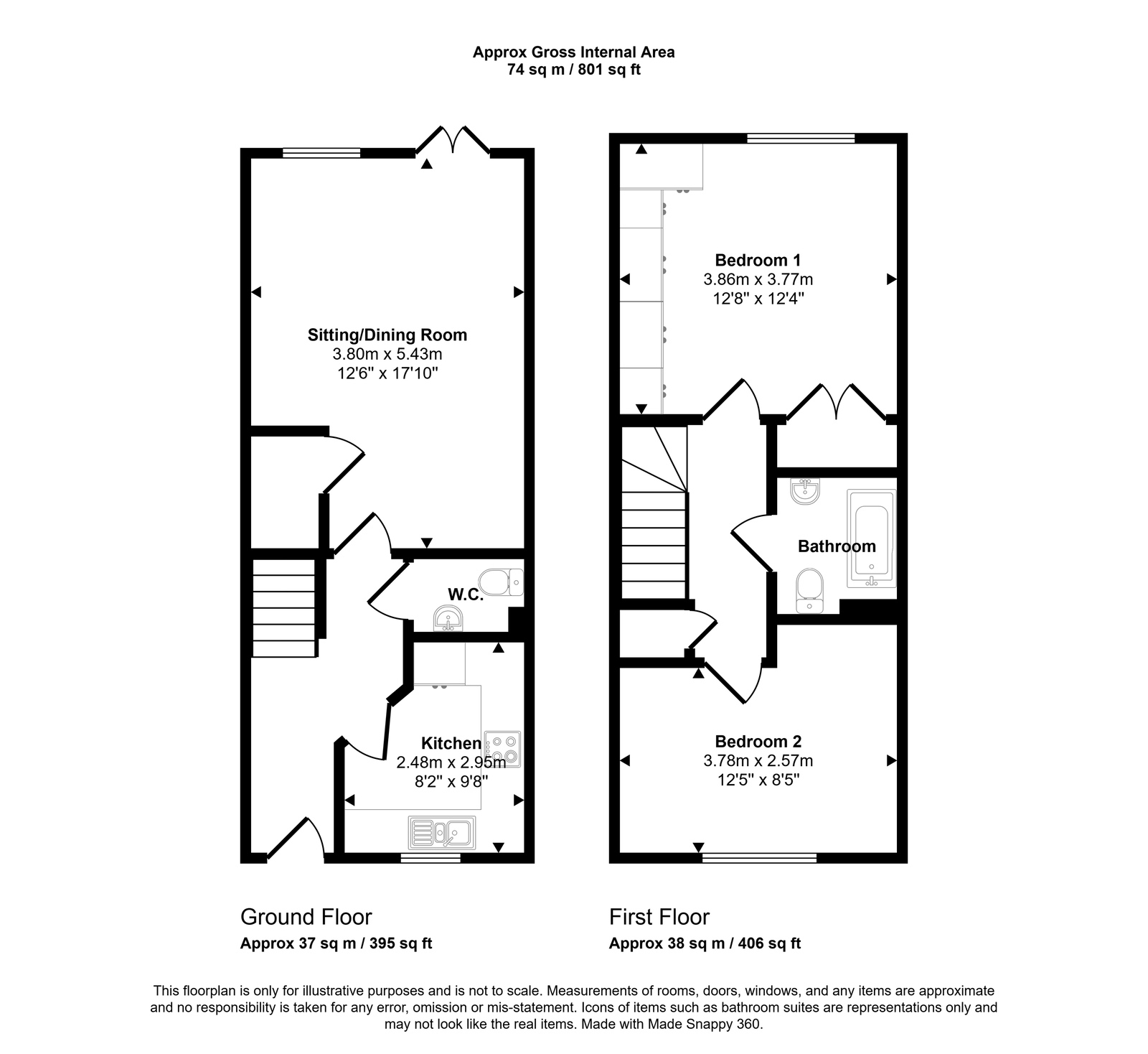 21, Brill Close, Alresford floorplan