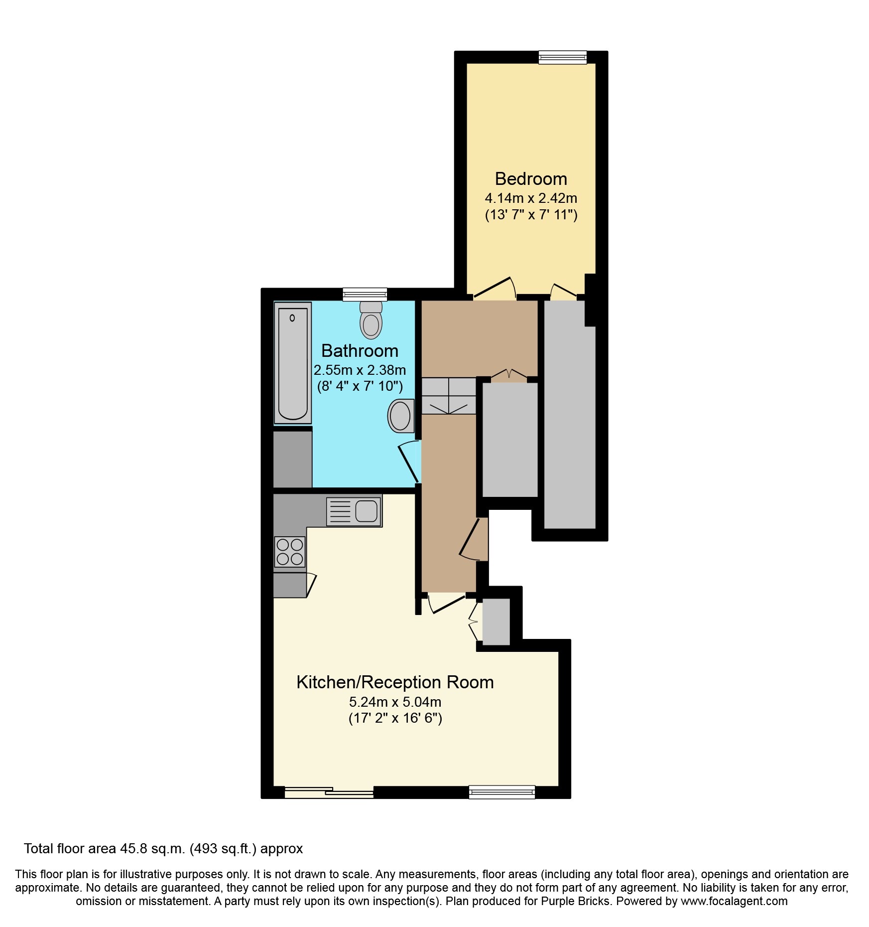 203 Trinity Road, Wandsworth Common SW17, 1 bedroom flat for sale