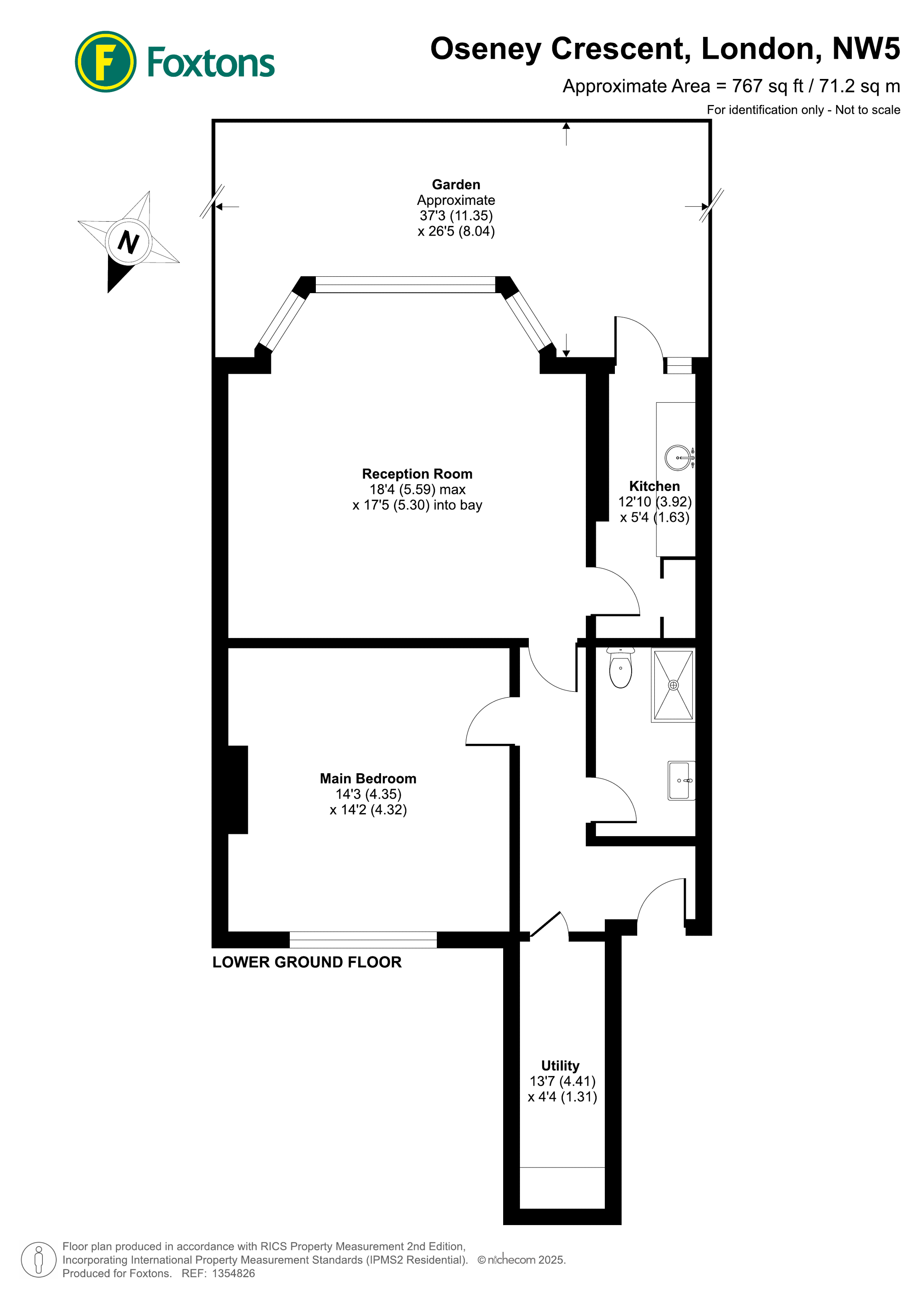 Oseney Crescent, Kentish Town floorplan