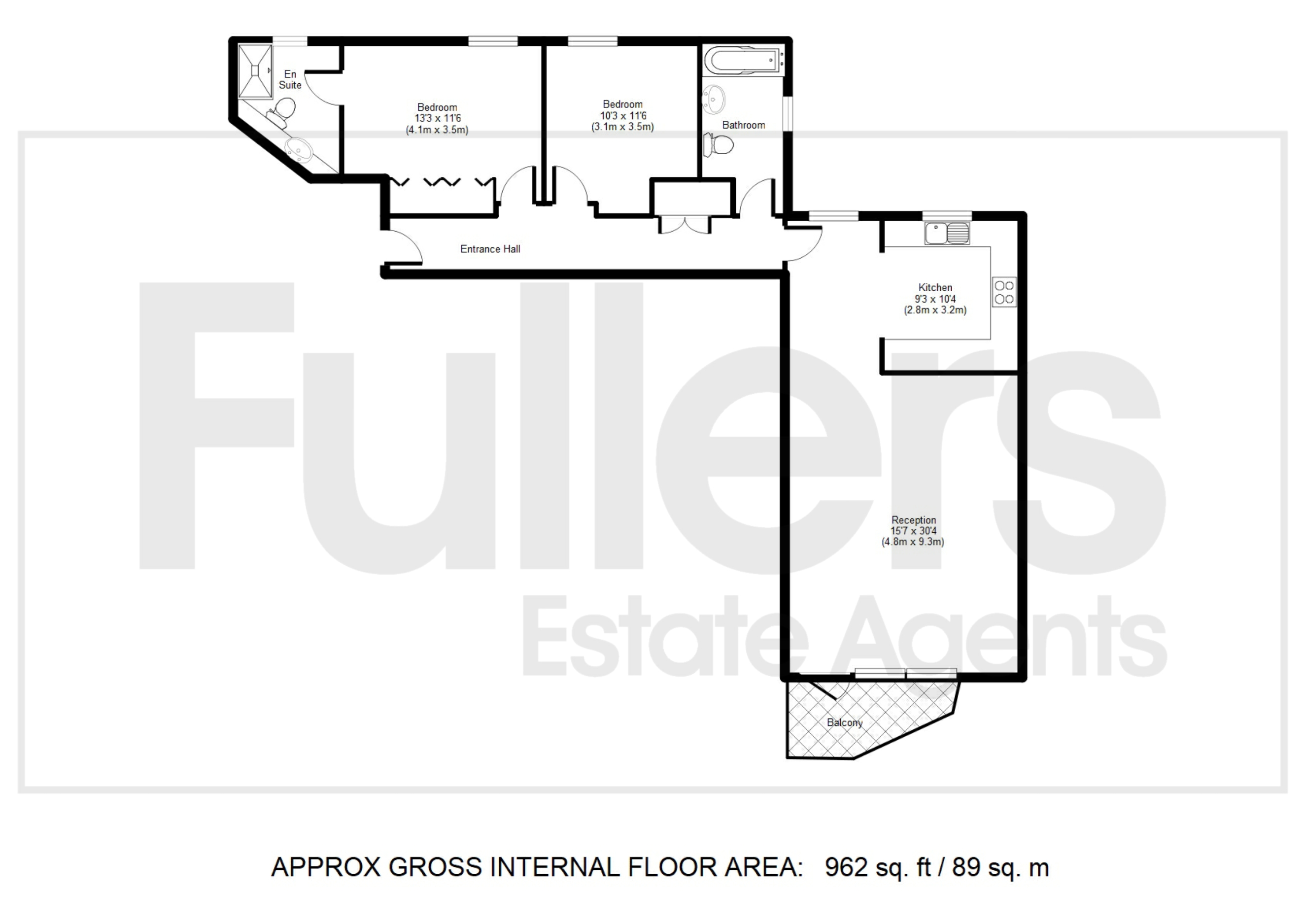 Aldermans Hill, London floorplan