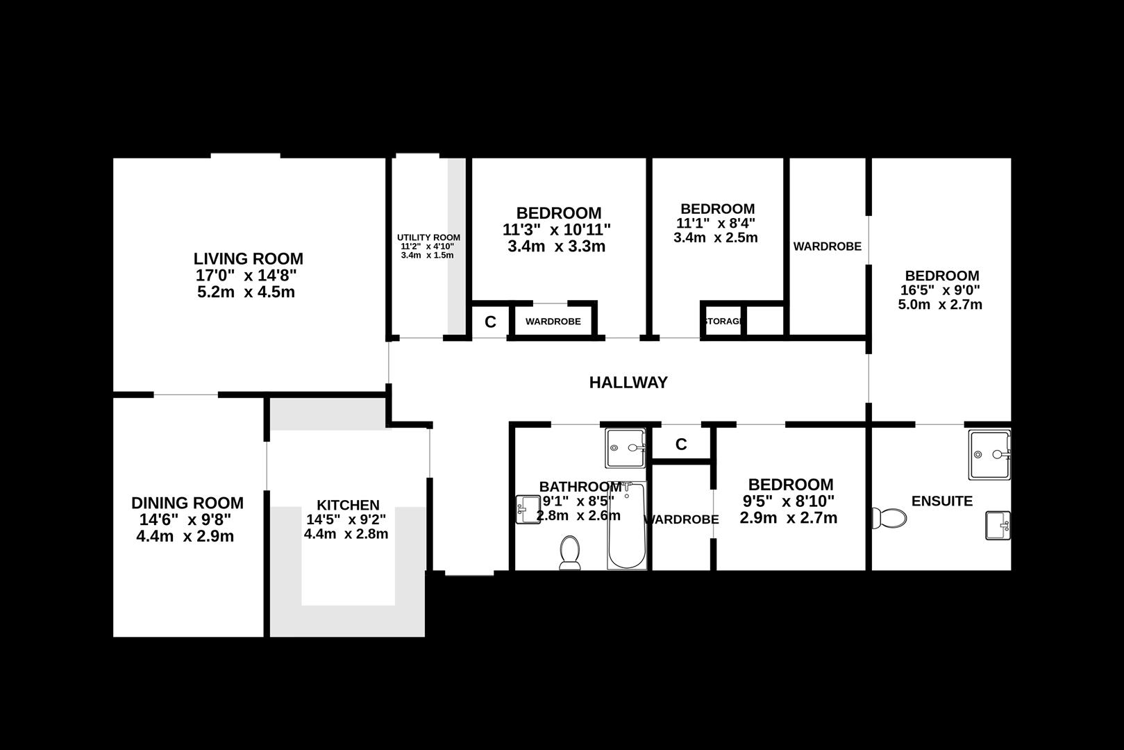 10, Balnafettack Road, Inverness floorplan