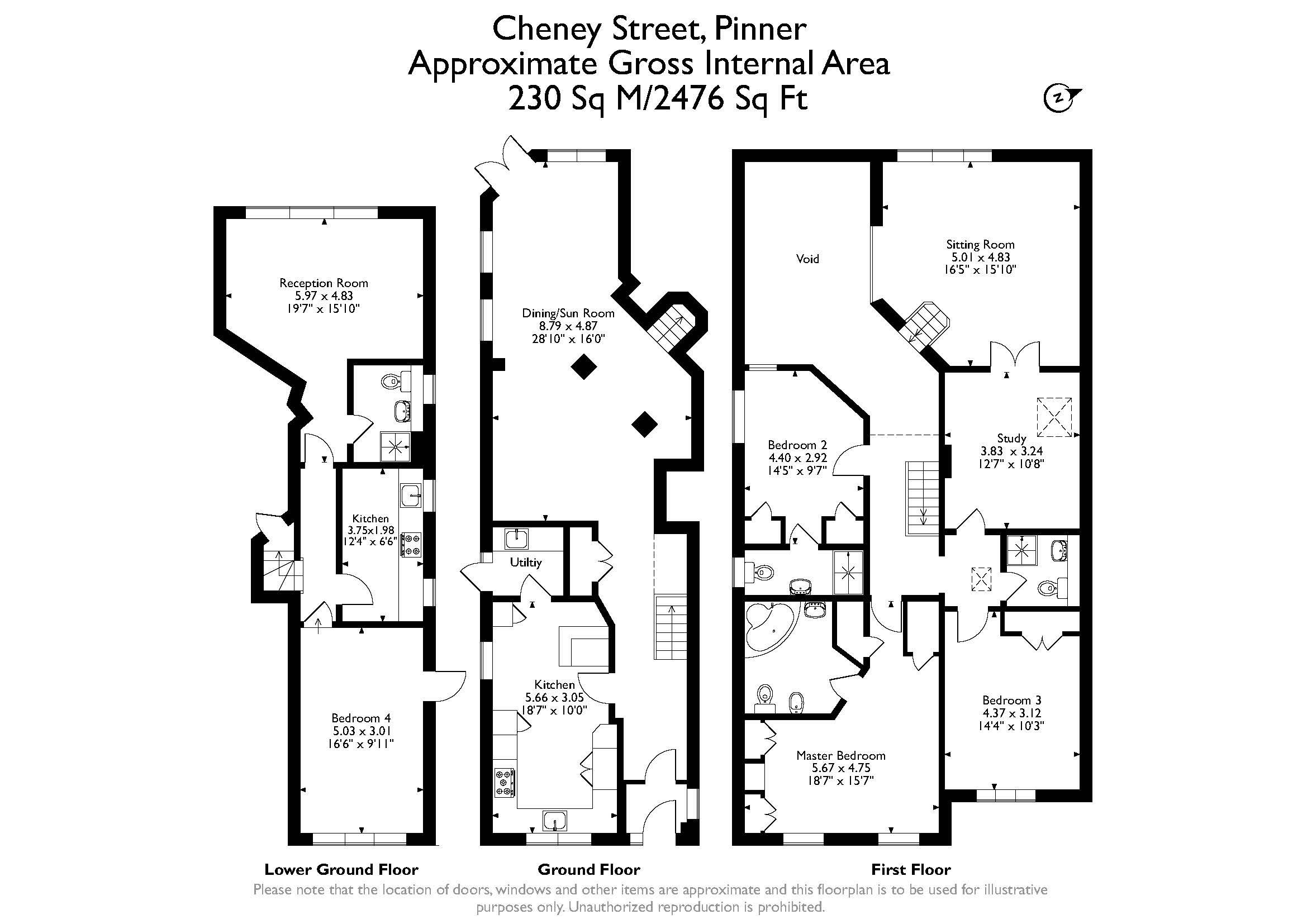 25, Cheney Street, Pinner floorplan